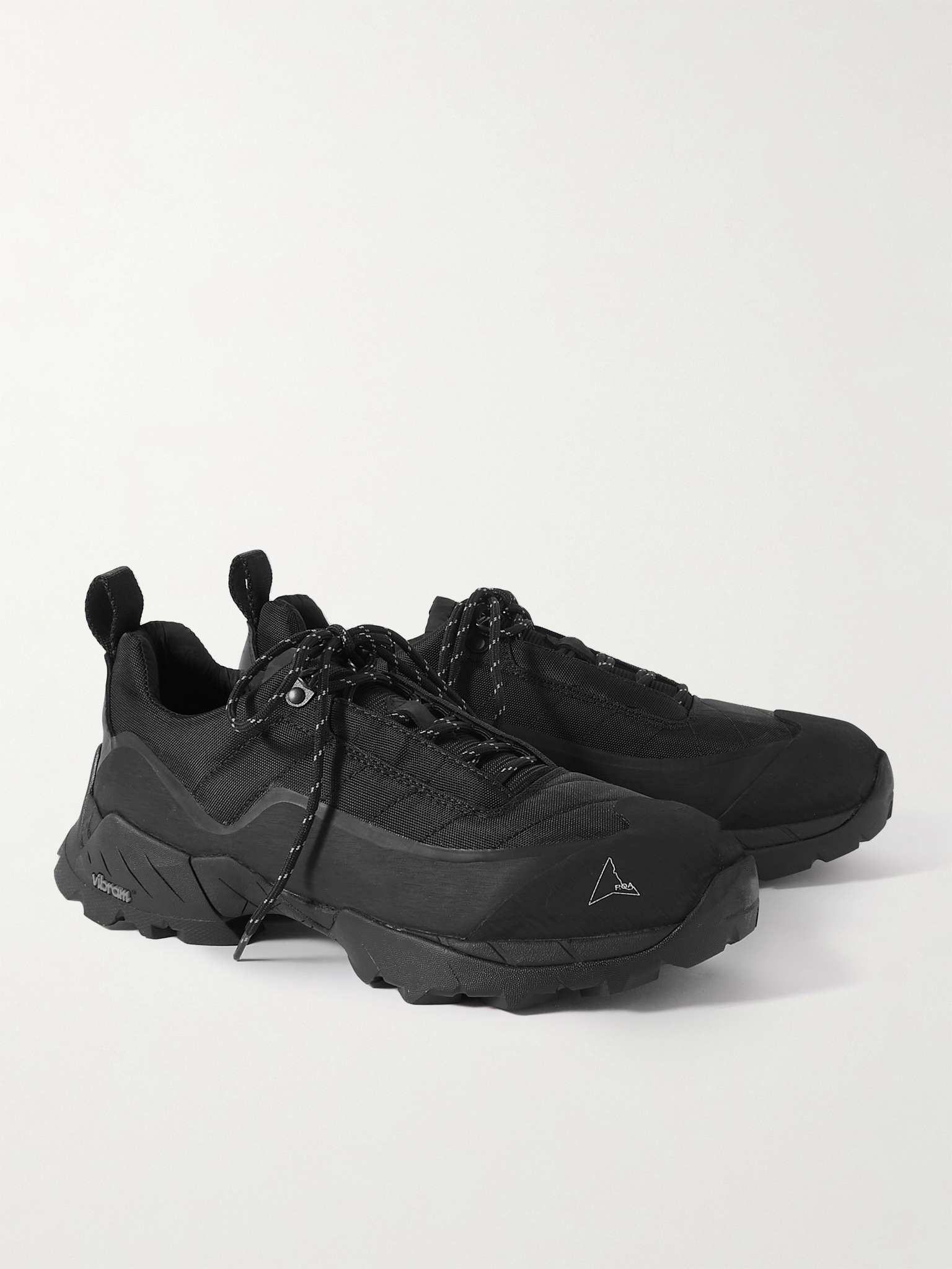 Katharina Rubber and Leather-Trimmed Mesh Hiking Sneakers - 4