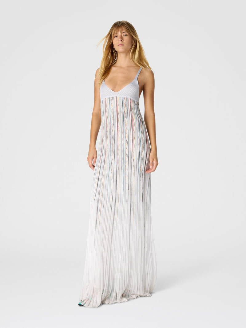 Missoni Sleeveless Flame-Effect Viscose Lamé Gown outlook