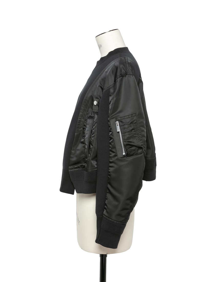 Nylon Twill x Sponge Sweat Pullover 3