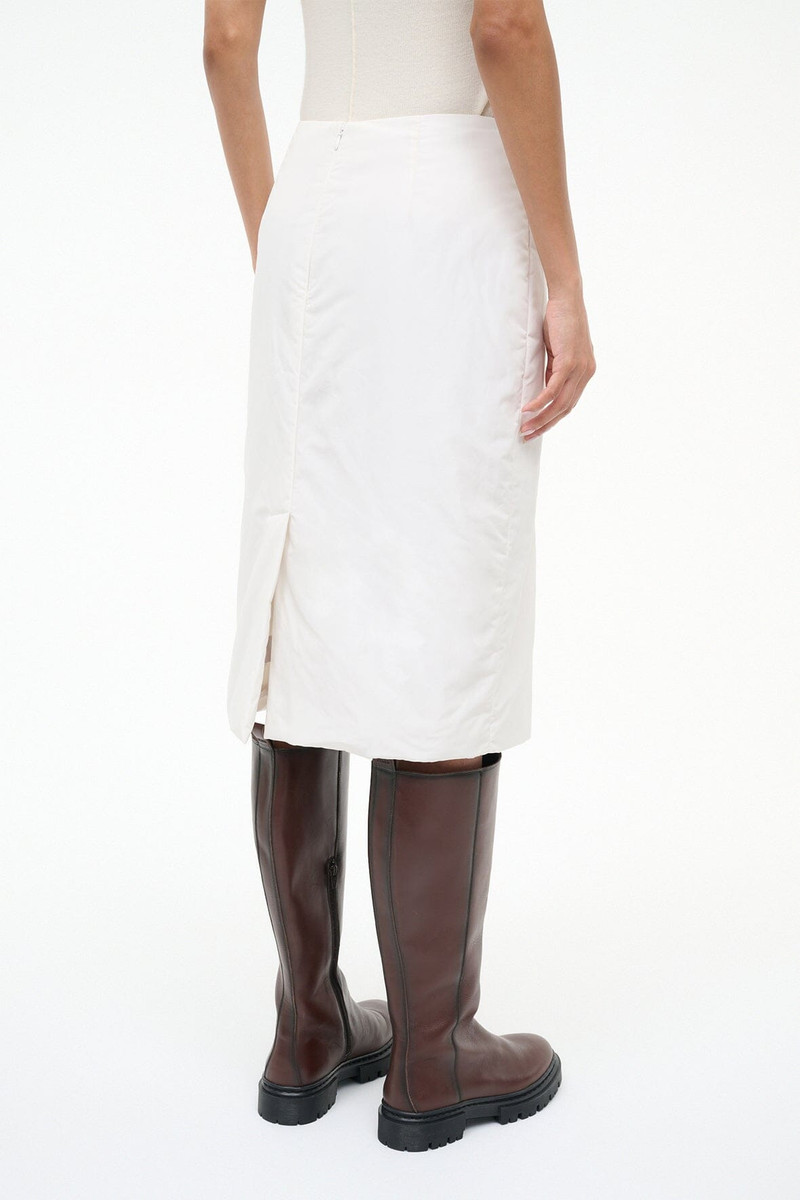 STAUD NERI SKIRT IVORY 11