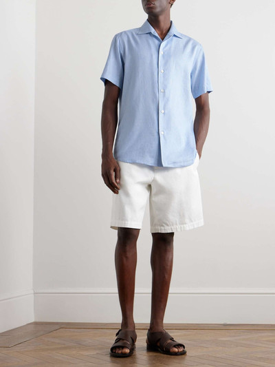 Brioni Cotton, Linen and Silk-Blend Shirt outlook