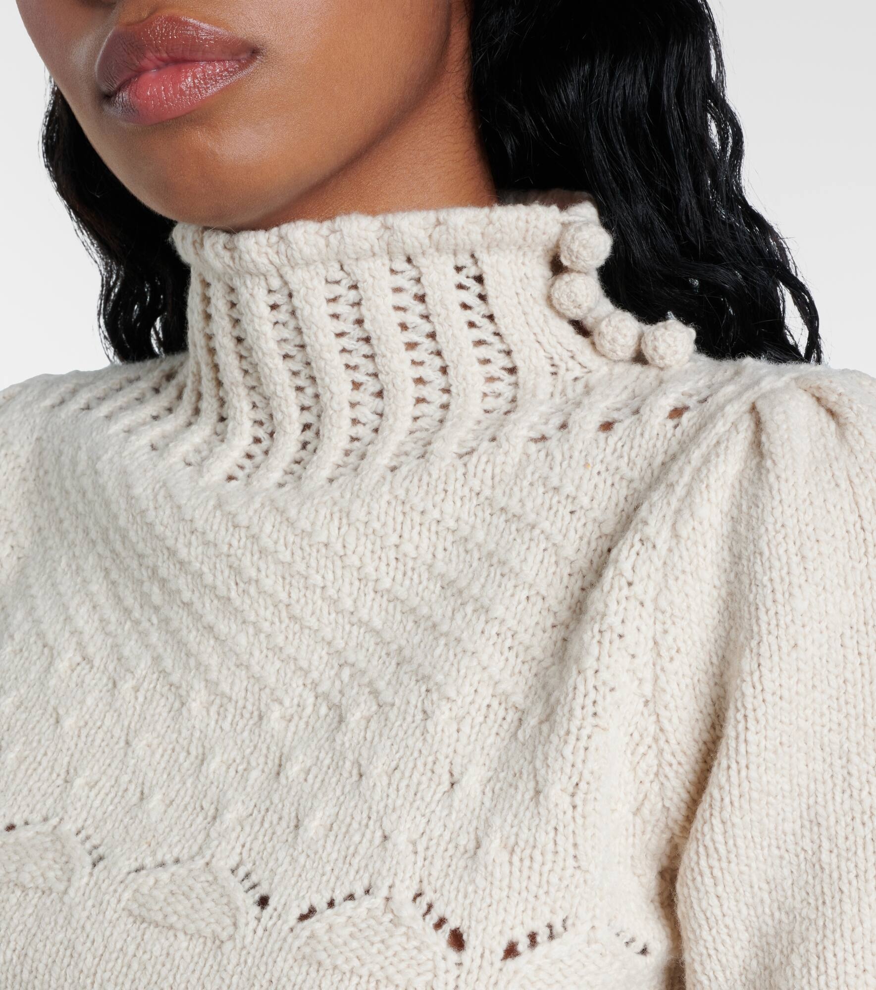 Wool and cashmere-blend sweater - 4