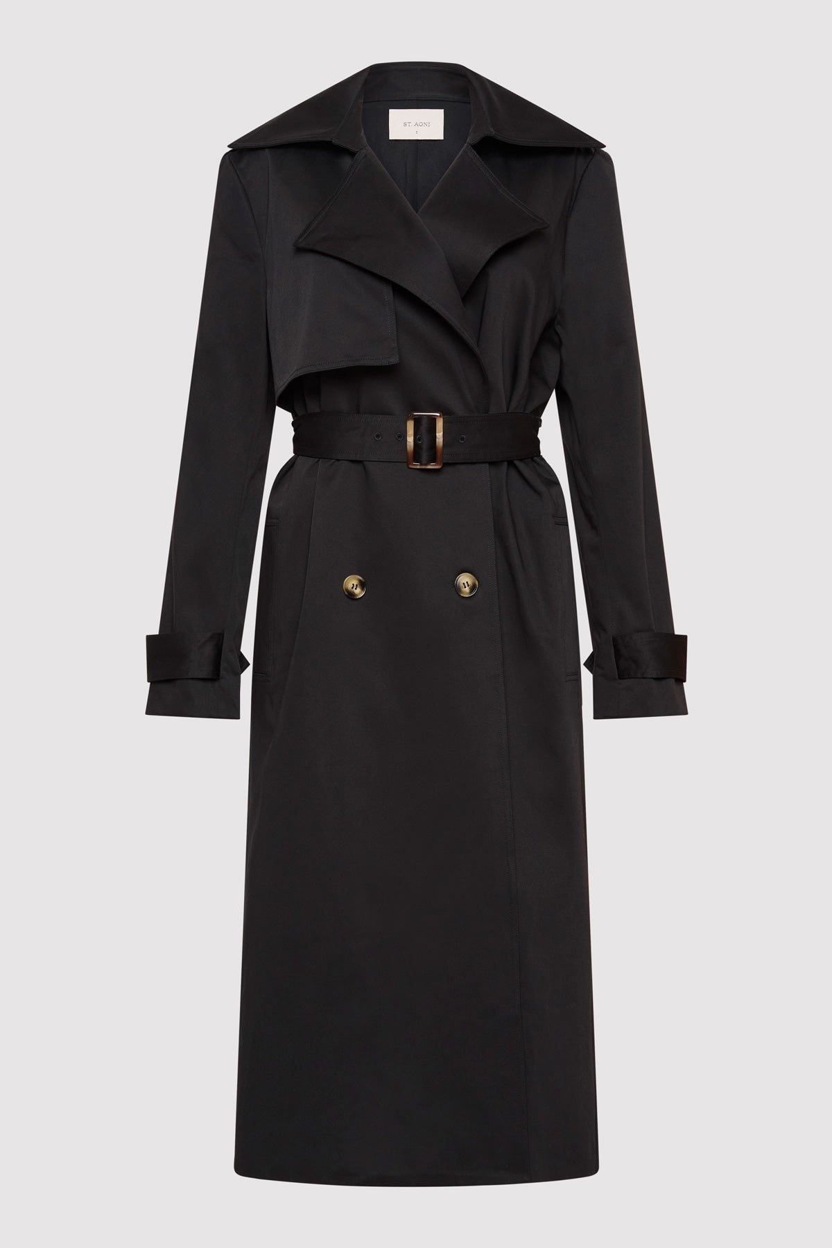 Classic Trench Coat - Black - 1
