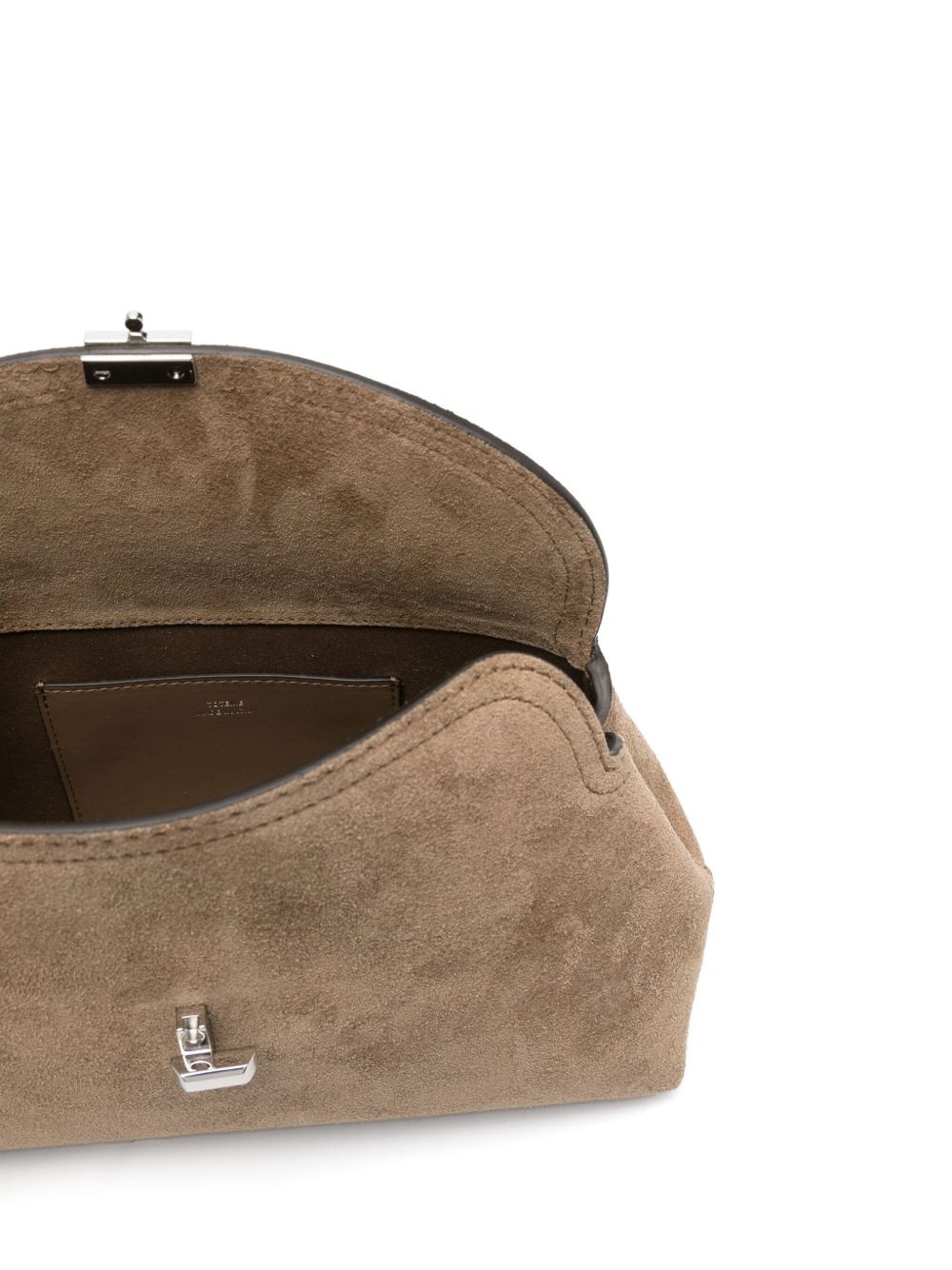 T-Lock suede shoulder bag - 4