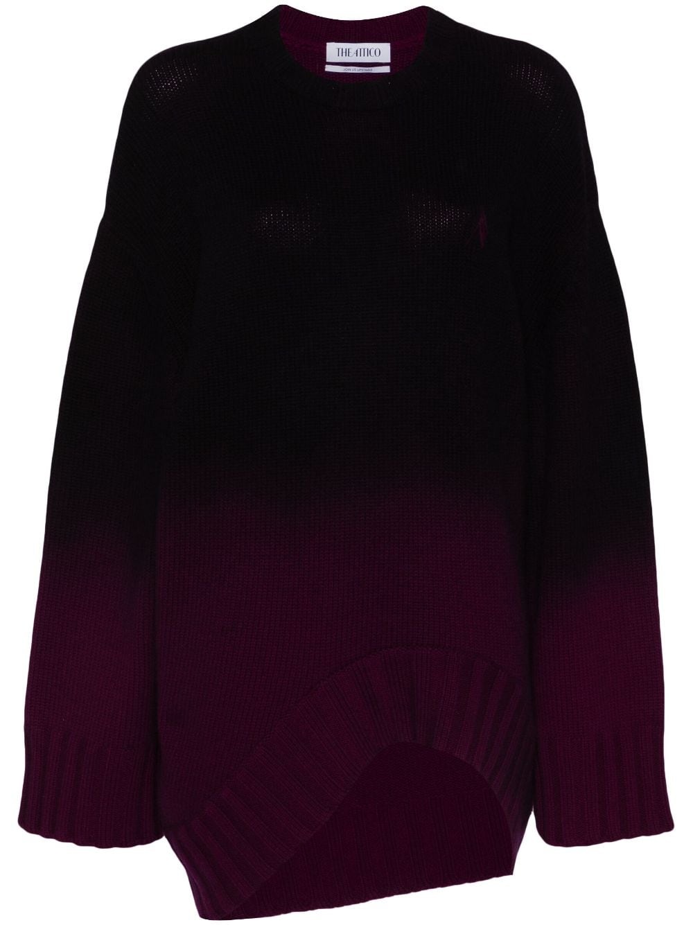 ombrÃ©-effect long-length jumper - 1