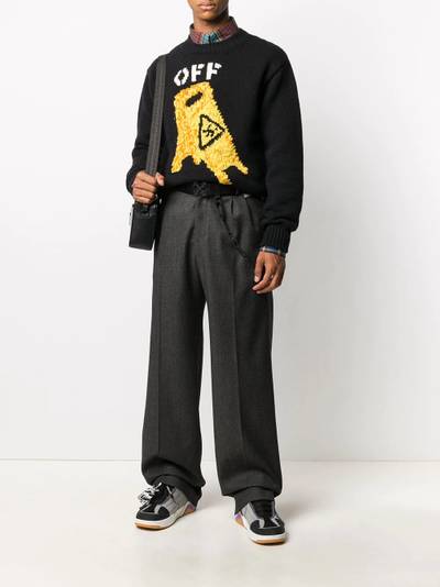 Off-White Pascal Wet Floor crew neck jumper outlook