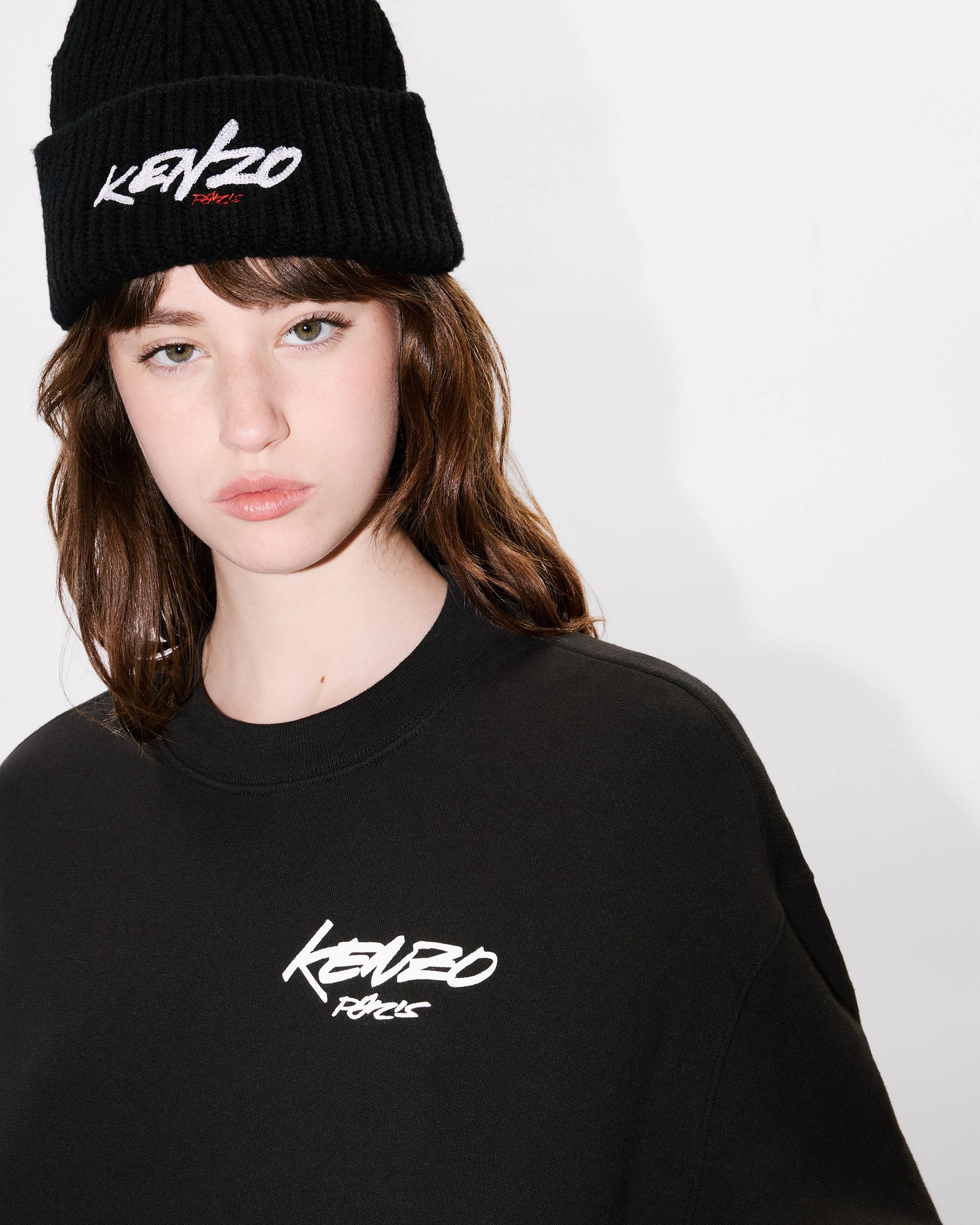 'Kenzo x Futura 2000' oversized cocoon sweatshirt in cotton - 6