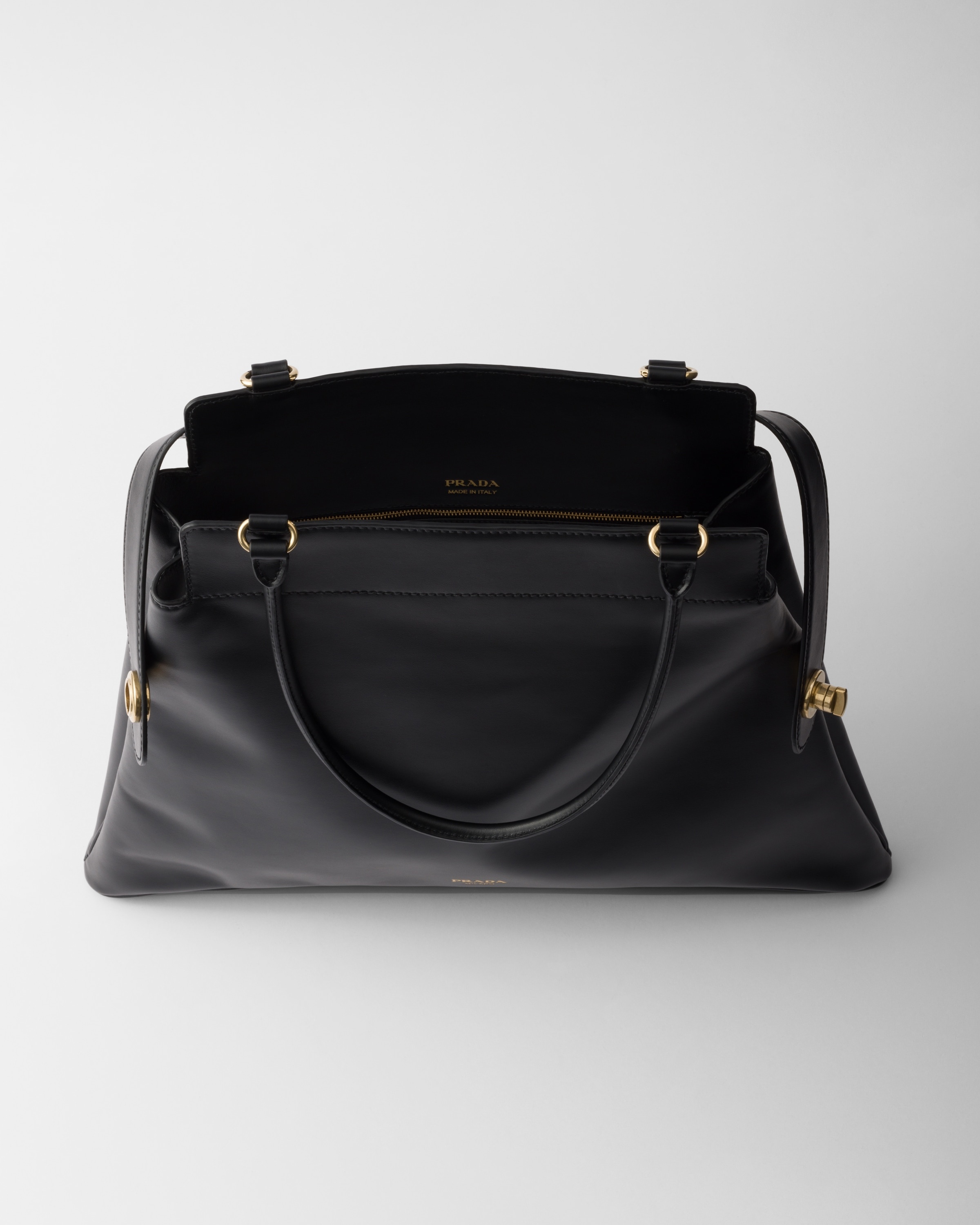 Large Prada Etude leather bag - 5