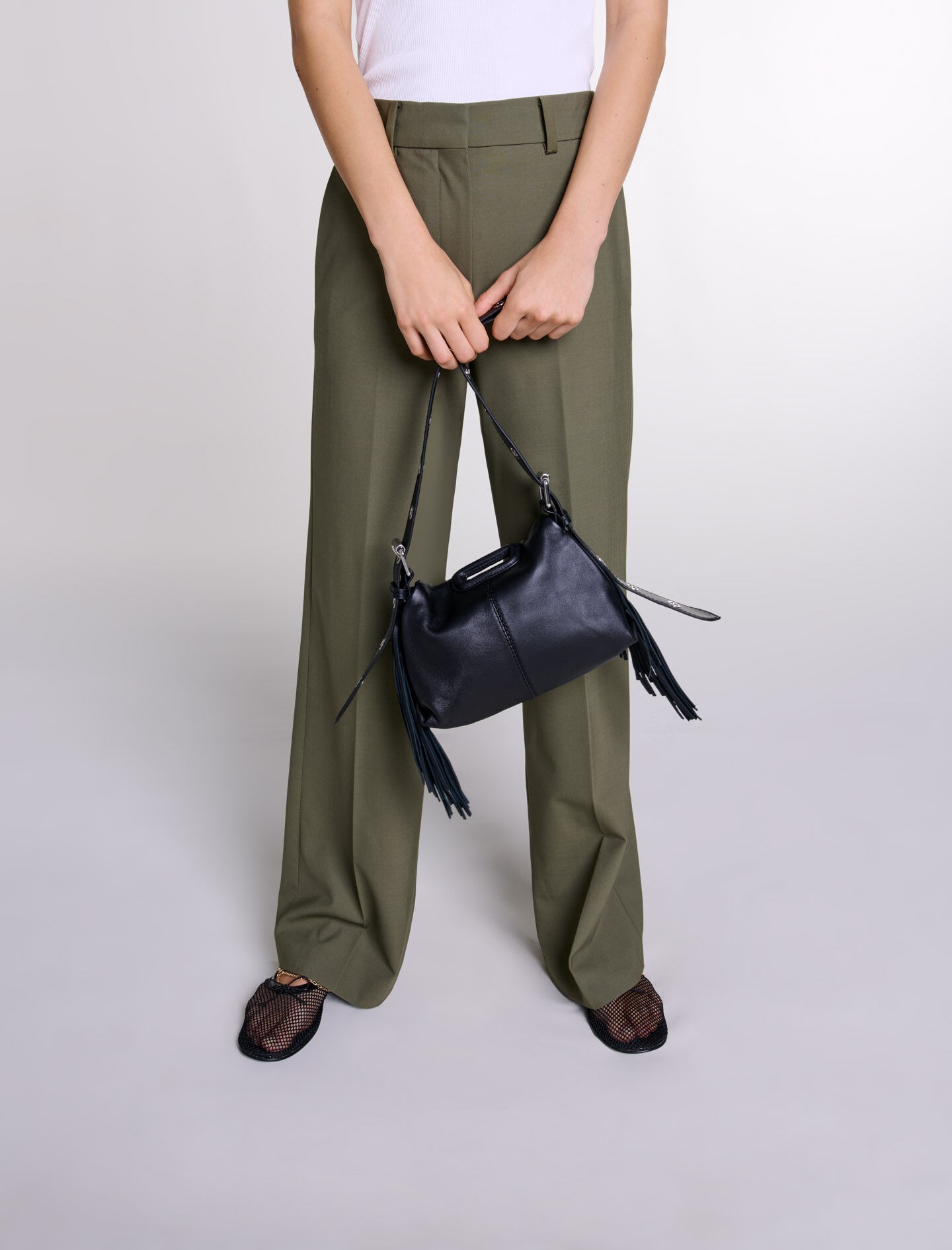 Straight-leg suit trousers - 6