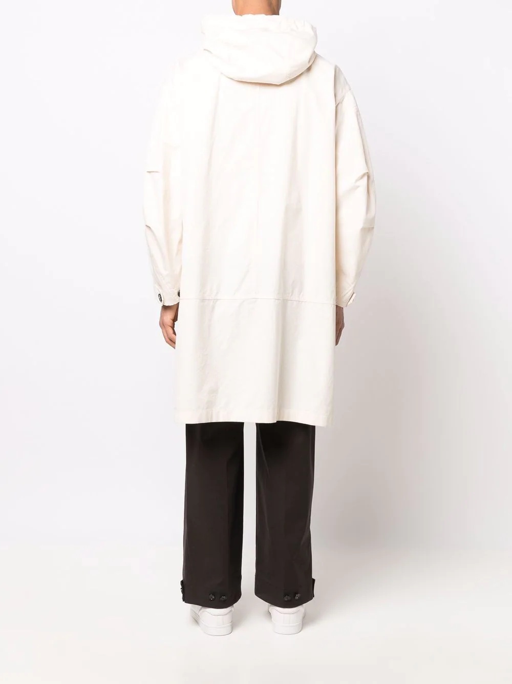 oversized hooded parka coat - 4