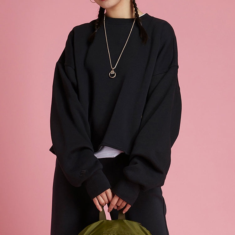 (WMNS) Converse Mountain Club Crew 'Black' 10020810-A01 - 4