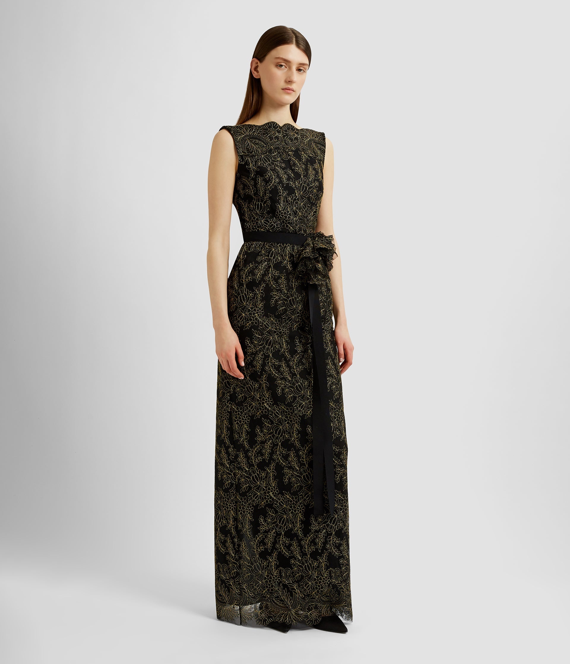 SLEEVELESS PENCIL GOWN - 3