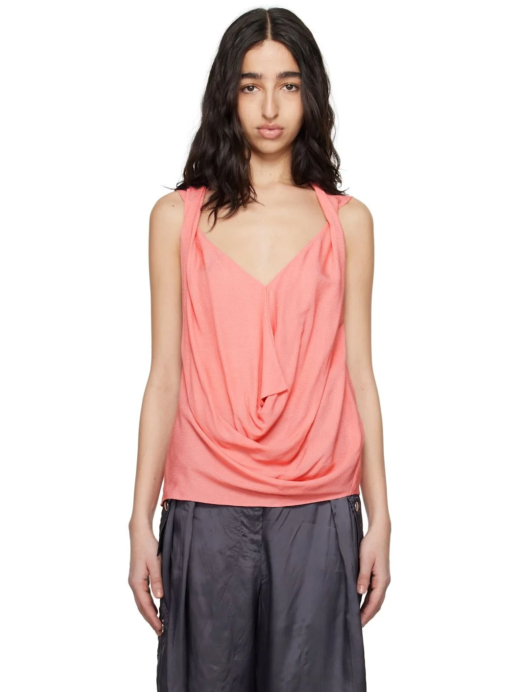 Pink Markarian Sleeveless Blouse - 1