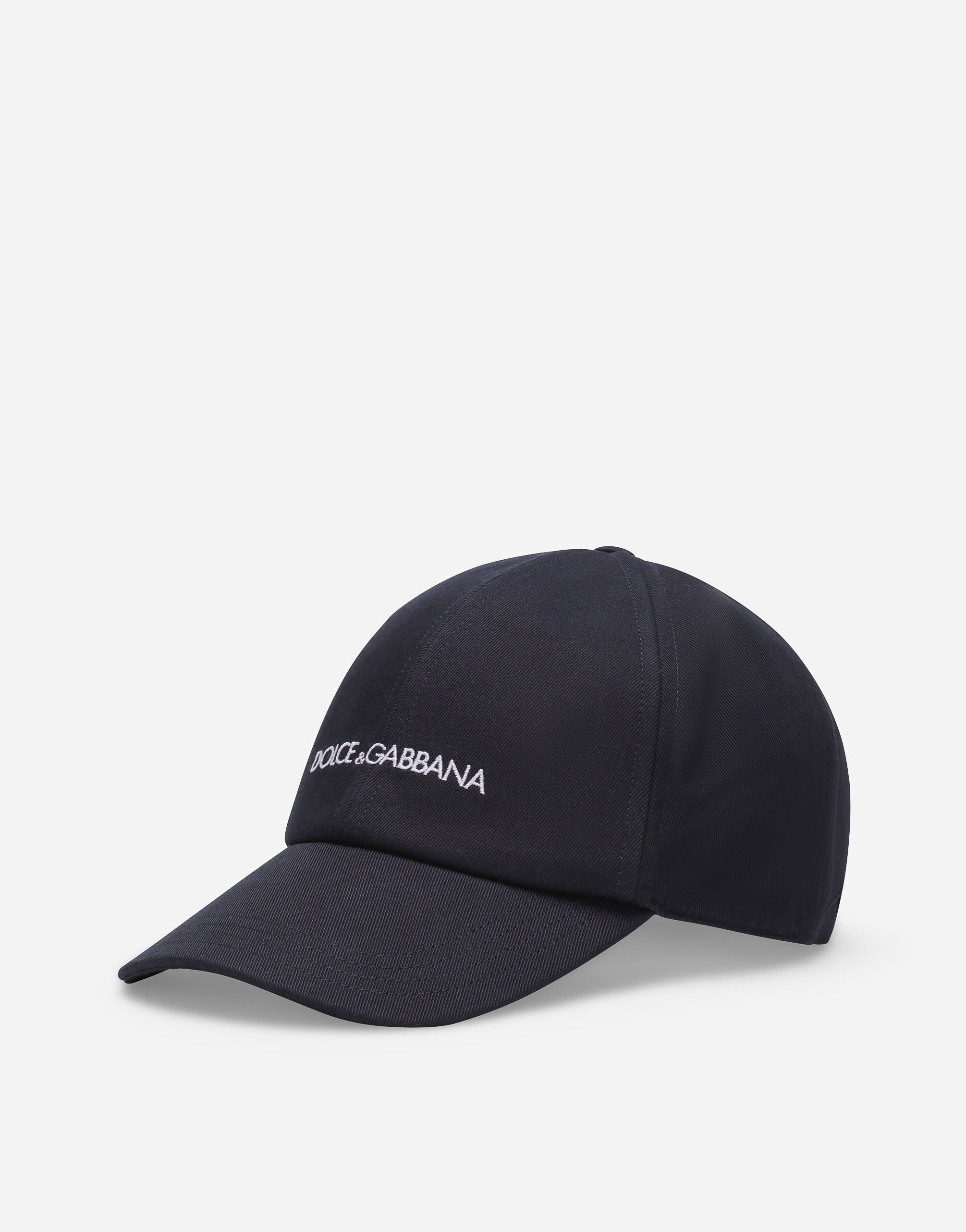 Cotton baseball cap with Dolce&Gabbana logo - 1