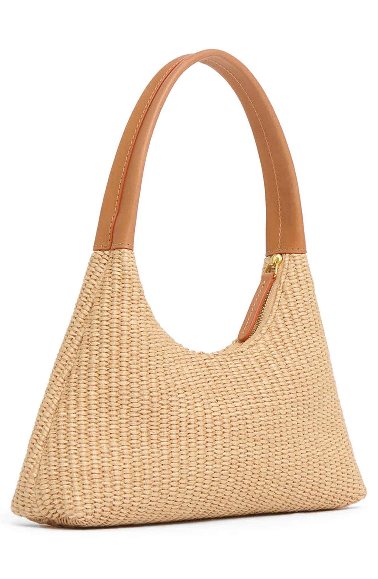 Mansur Gavriel Mini Candy Woven Raffia Hobo Bag in Natural at Nordstrom - 2