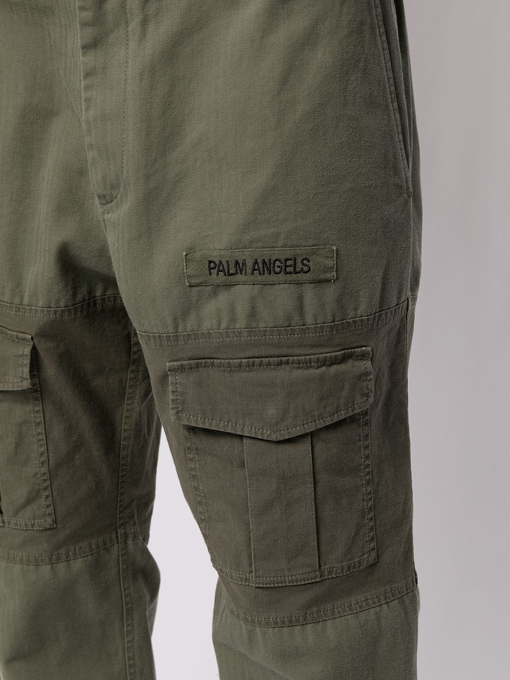 panelled multi-pocket cargo trousers - 5