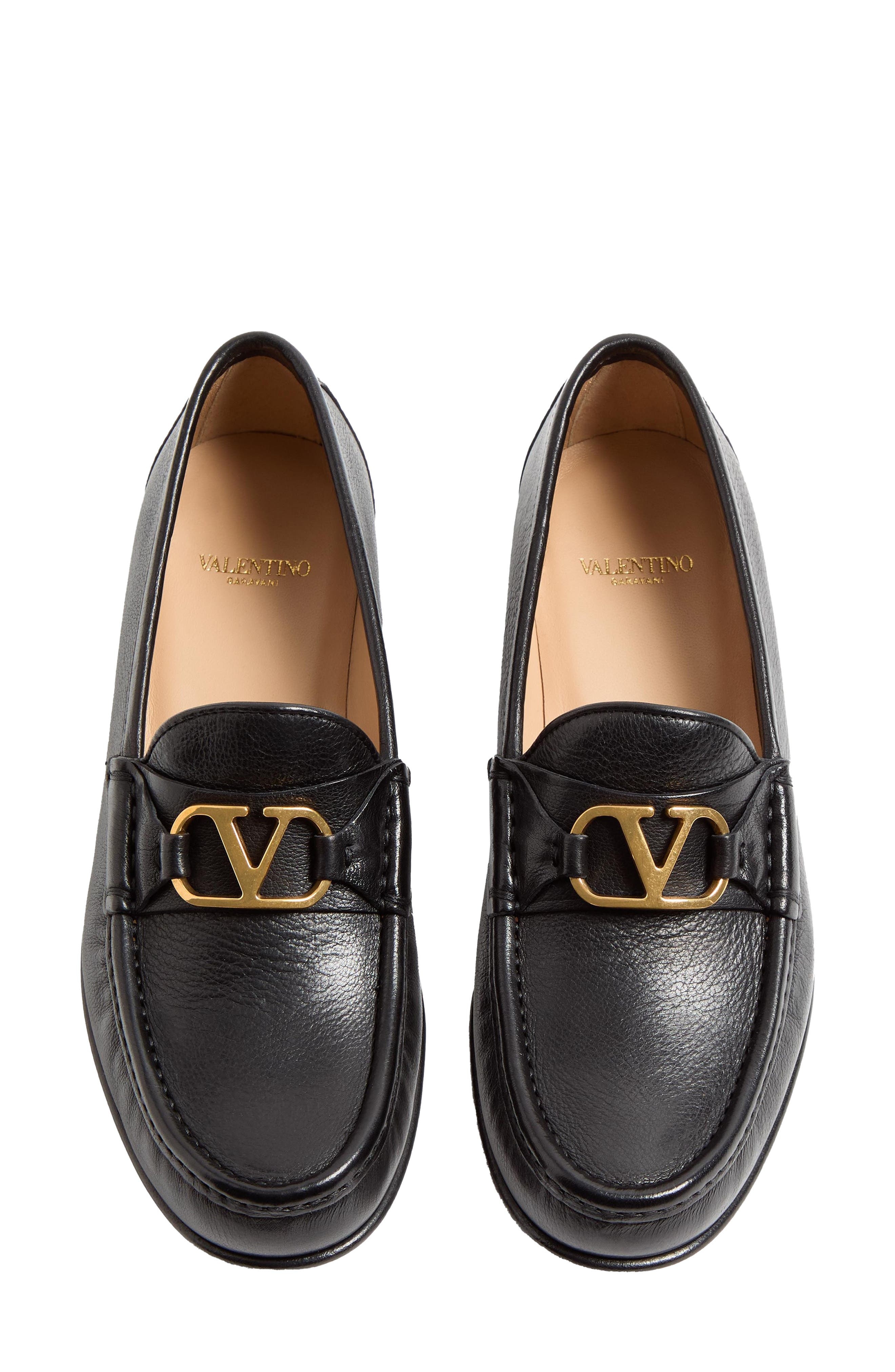 Valentino Garavani VLOGO Signature Loafer in 0No Nero at Nordstrom - 5