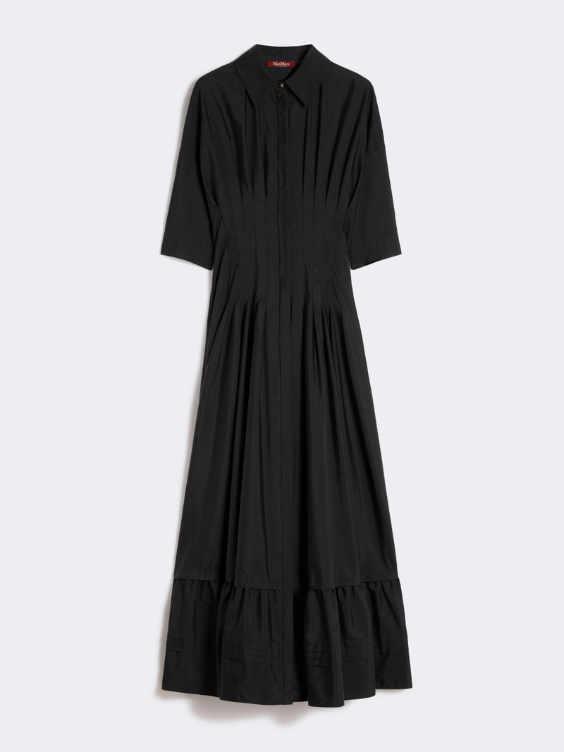 CERA Cotton poplin dress - BLACK 1
