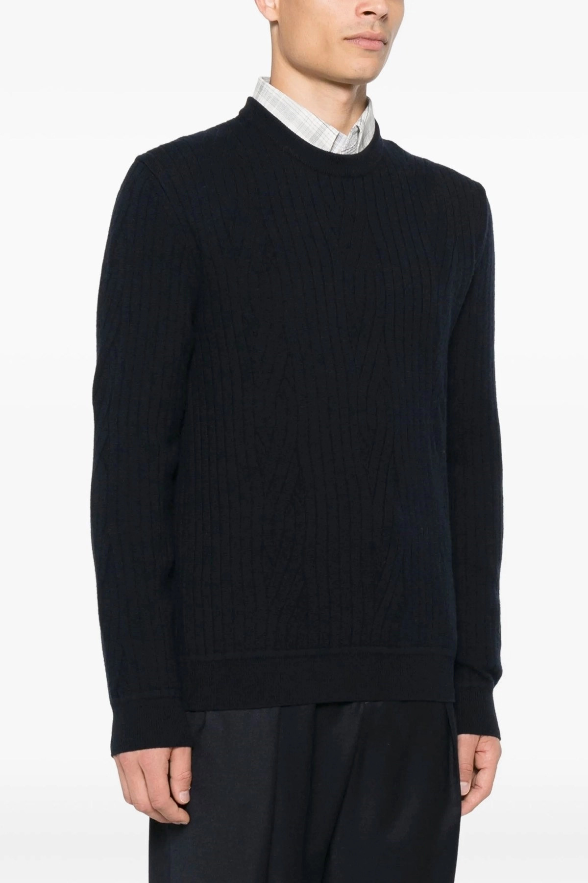 Ribbed and braid sweater - 2