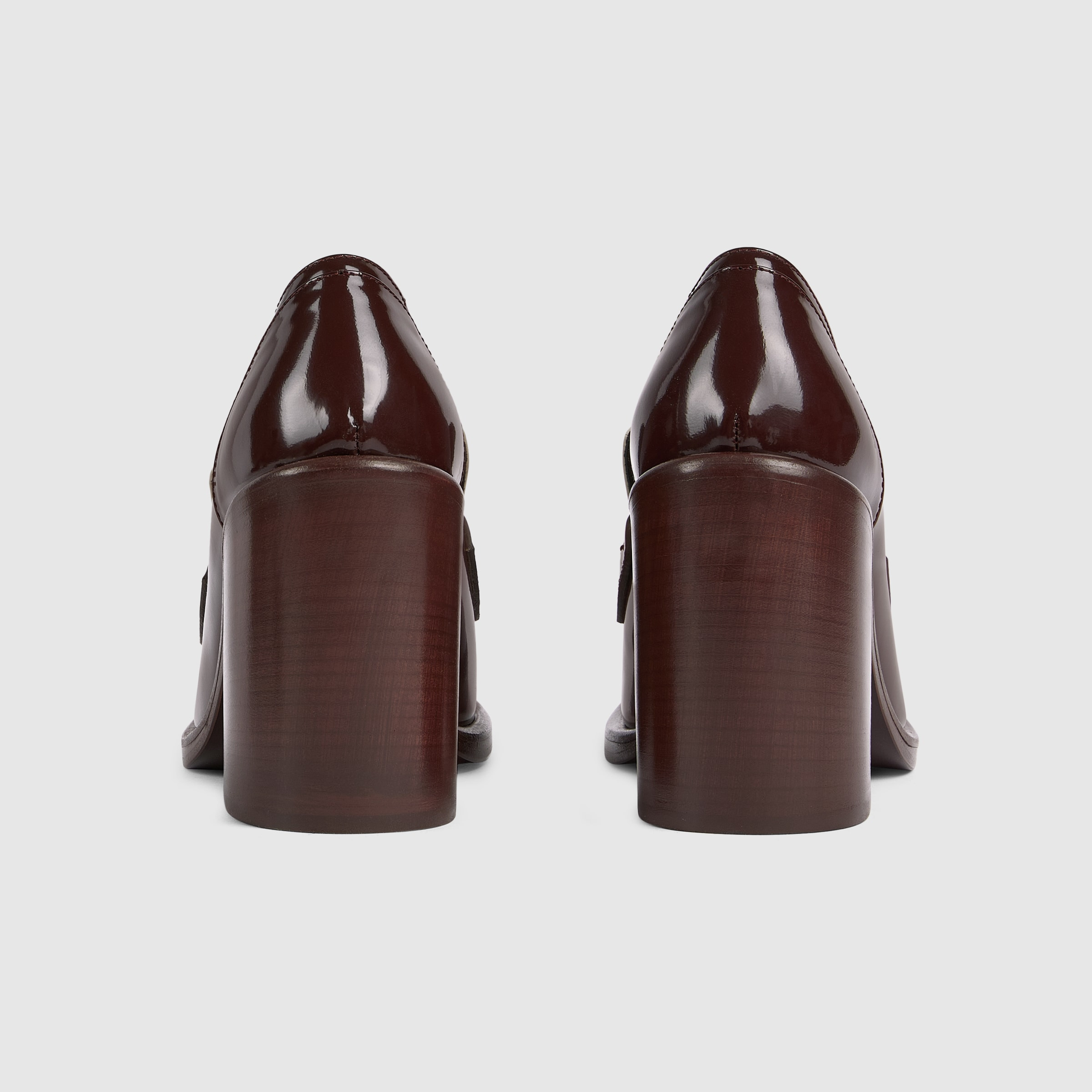 Women's heeled loafer with Horsebit - 4