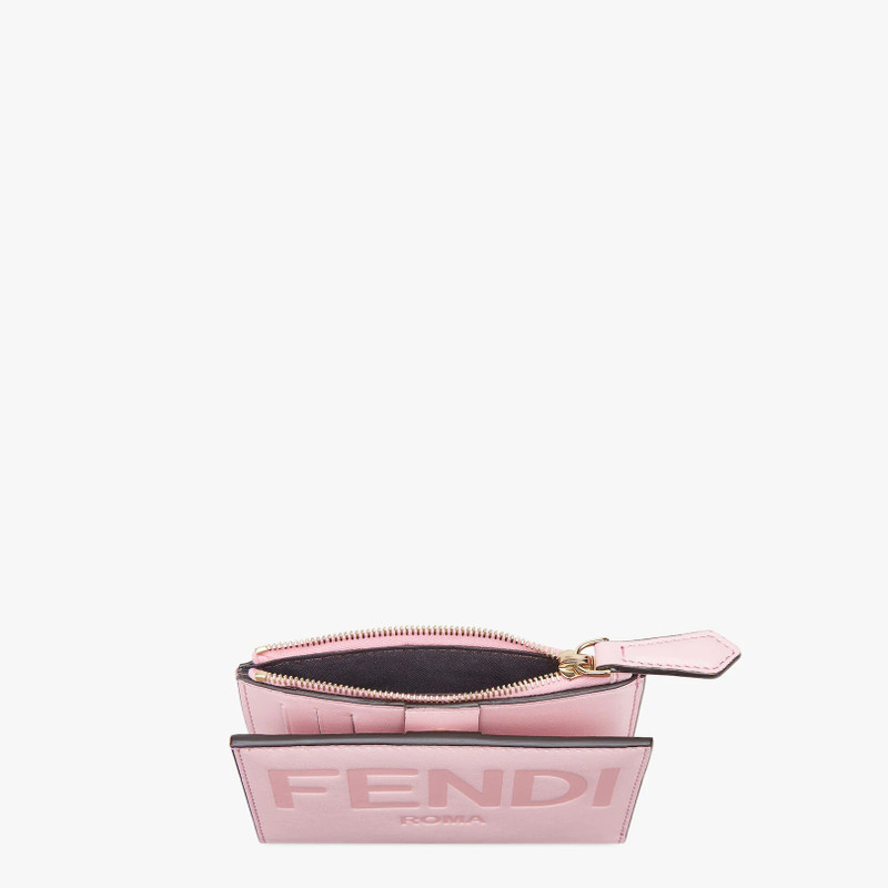 FENDI Pink leather wallet outlook