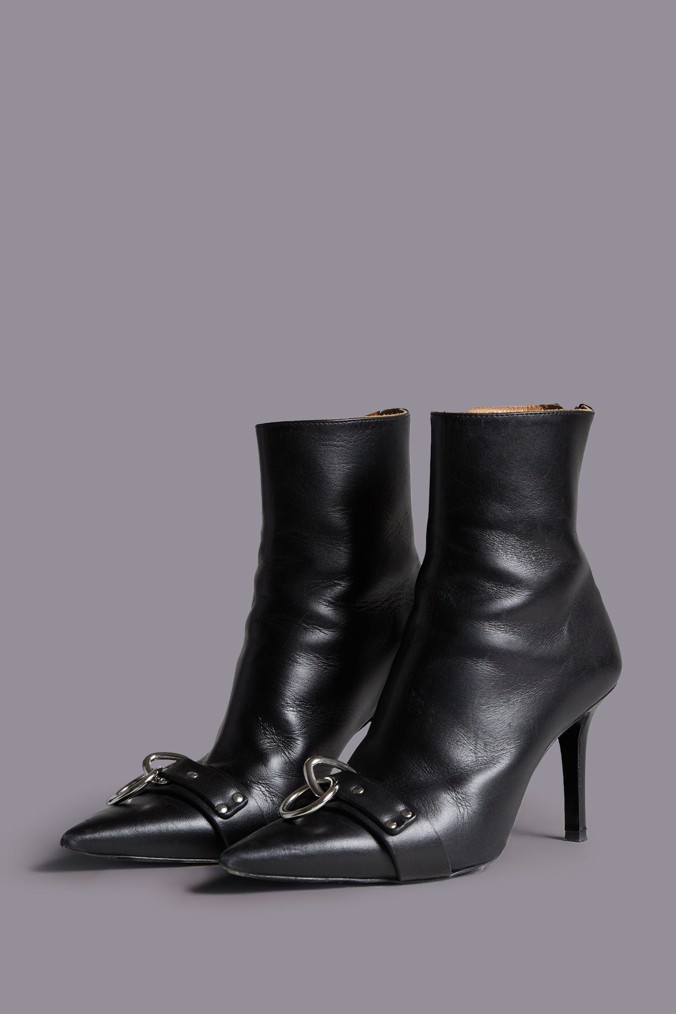 SID HEELED HARNESS BOOT - BLACK - 2