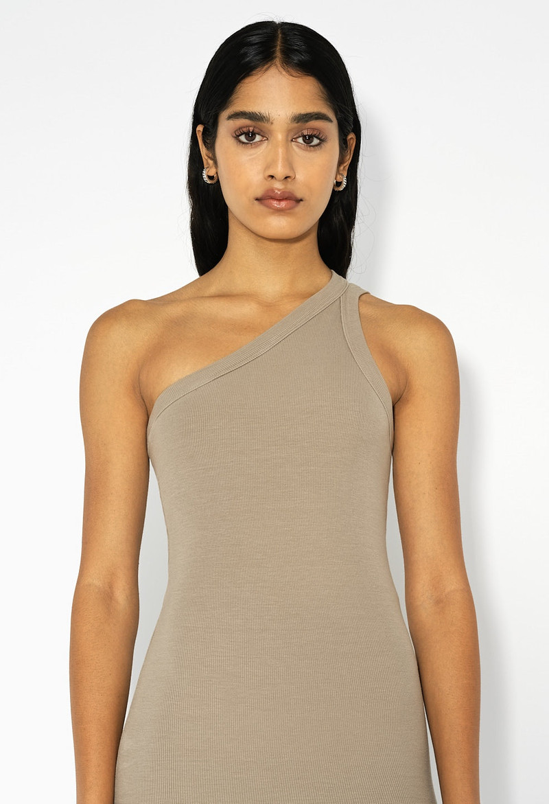 GEMINI RIB ASYM DRESS 6