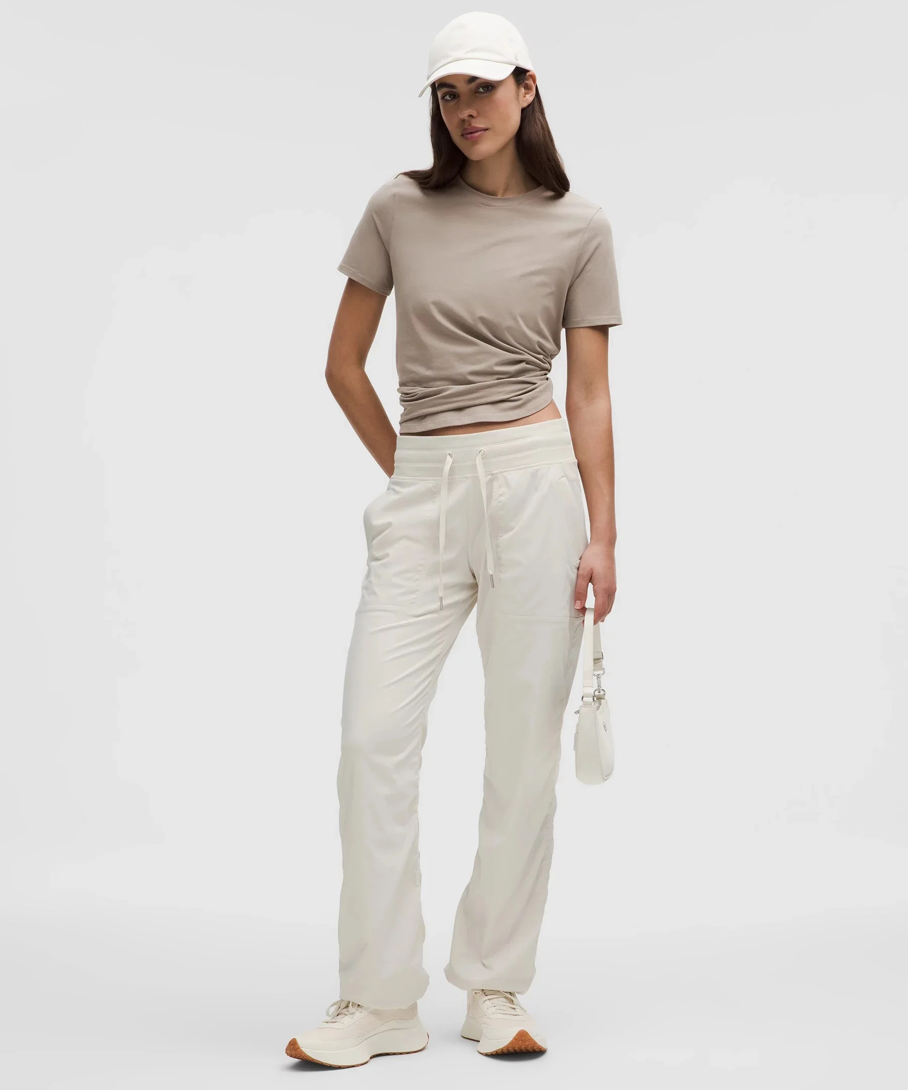 Love Curved-Hem Crewneck T-Shirt - 1