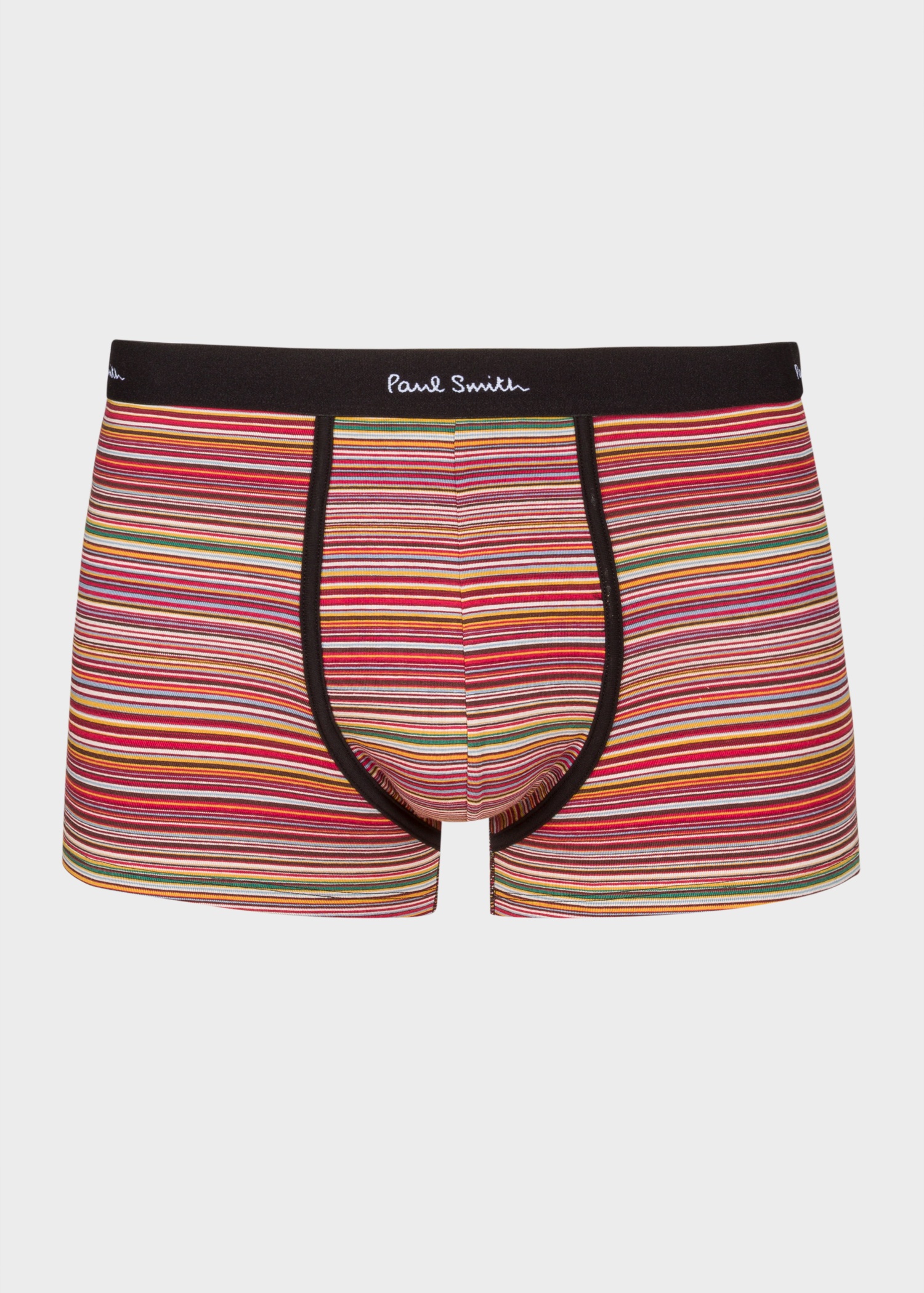 'Signature Stripe' and Plain Boxer Briefs Three Pack - 3