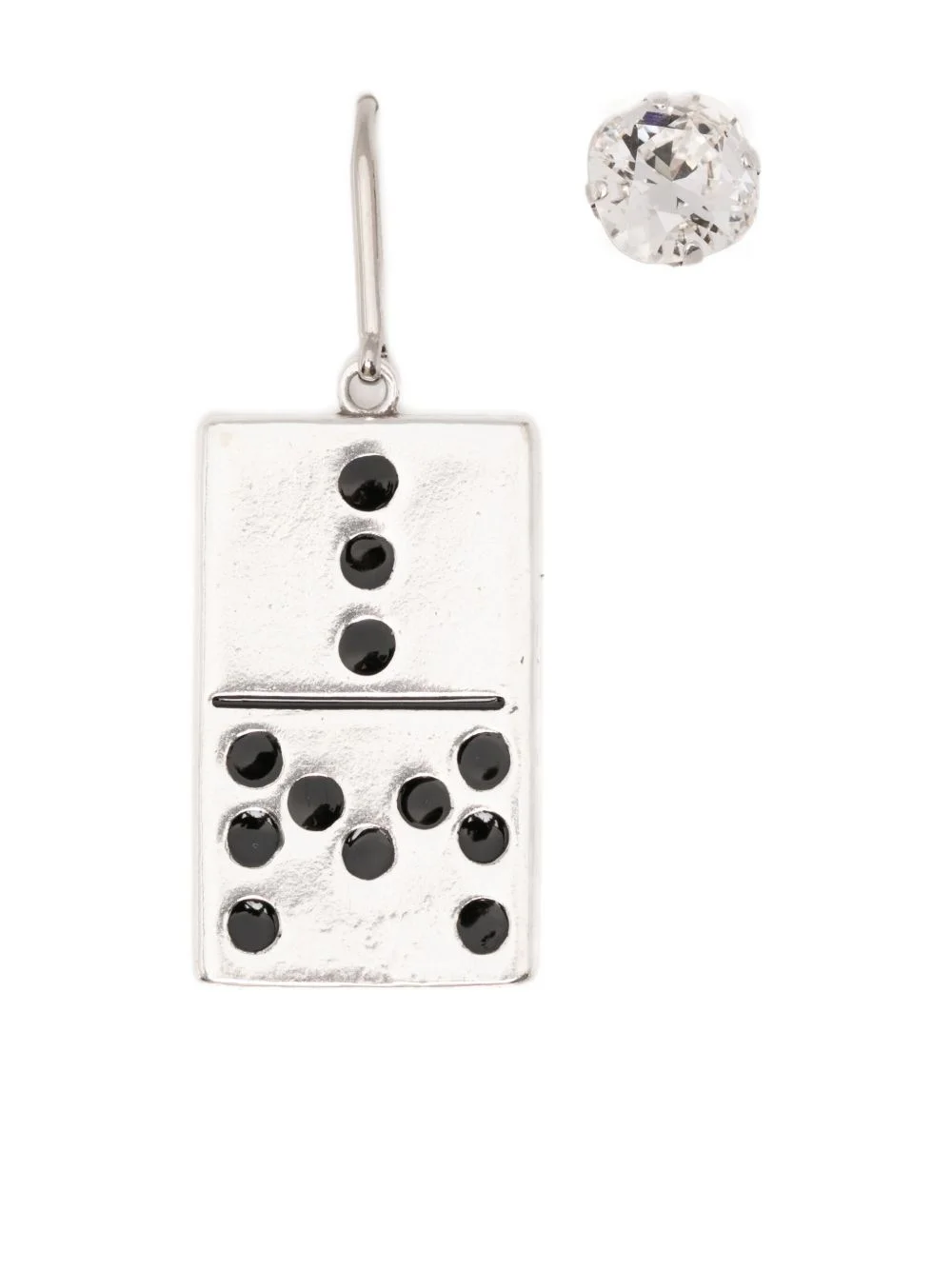 domino embellished earrings - 1