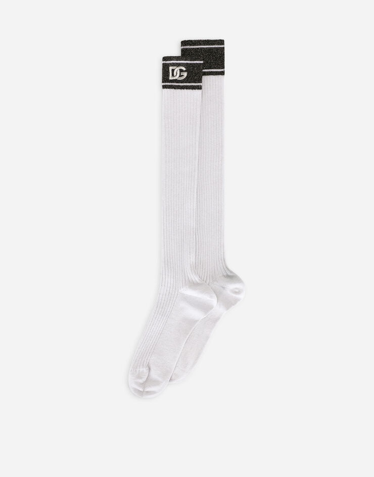 Lurex socks with DG logo - 2