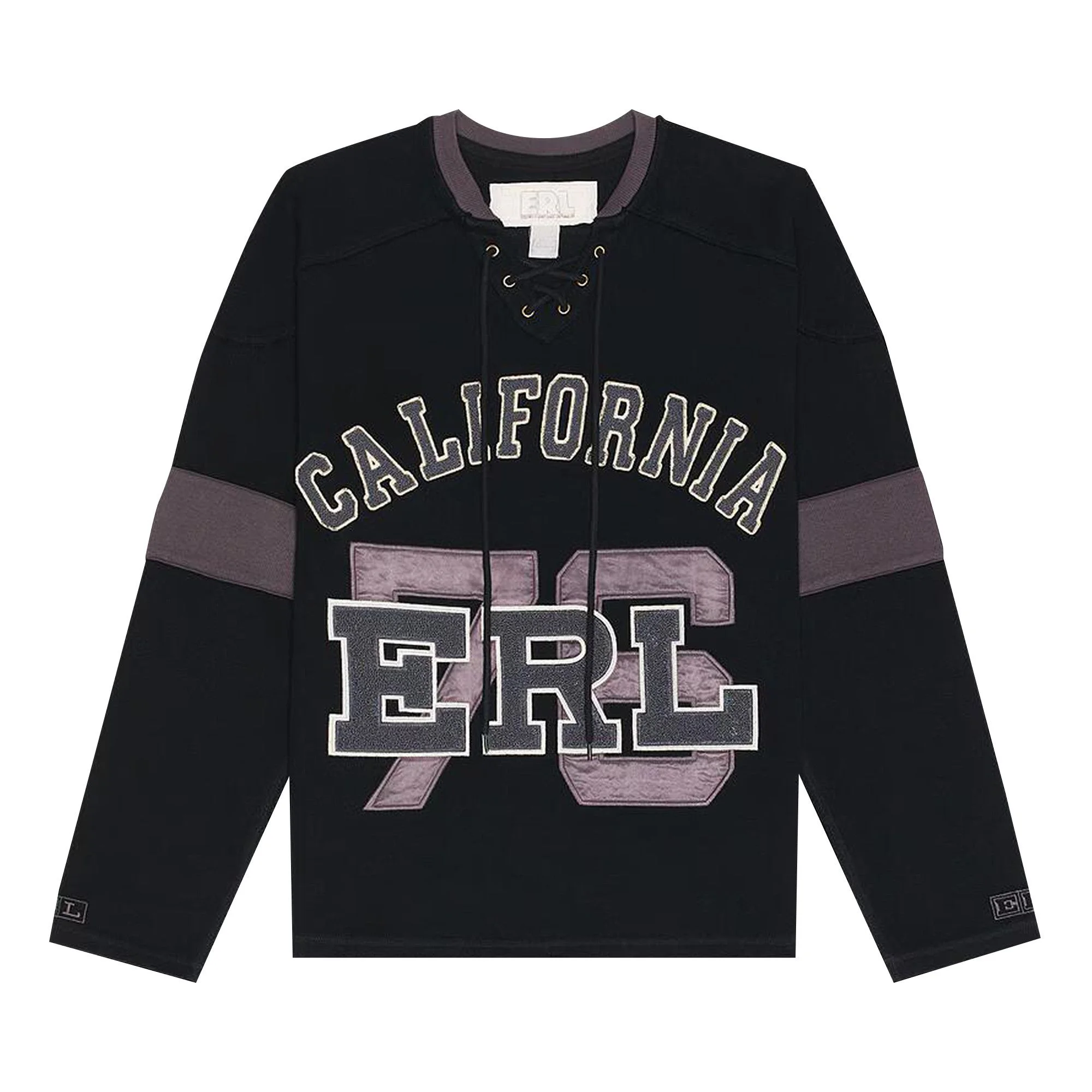 ERL Laced Hockey Jersey 'Black' - 1