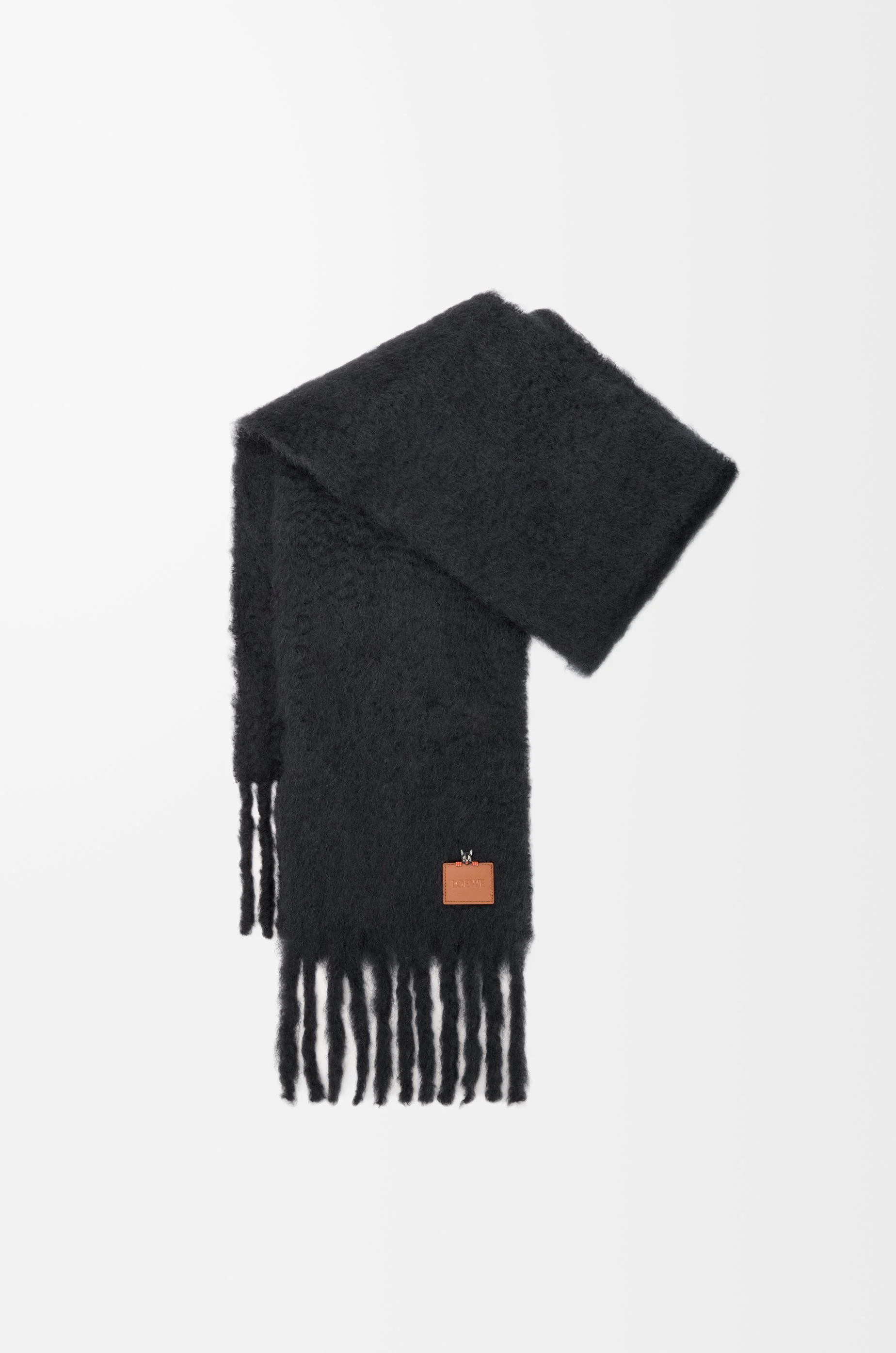 Scarf in mohair and wool blend - 1