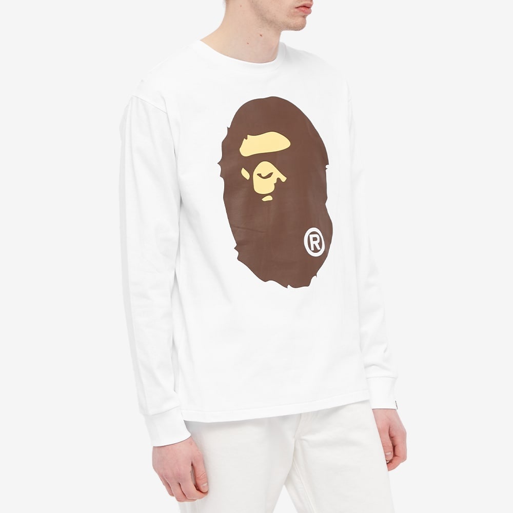 A Bathing Ape Long Sleeve Big Ape Head Tee - 3