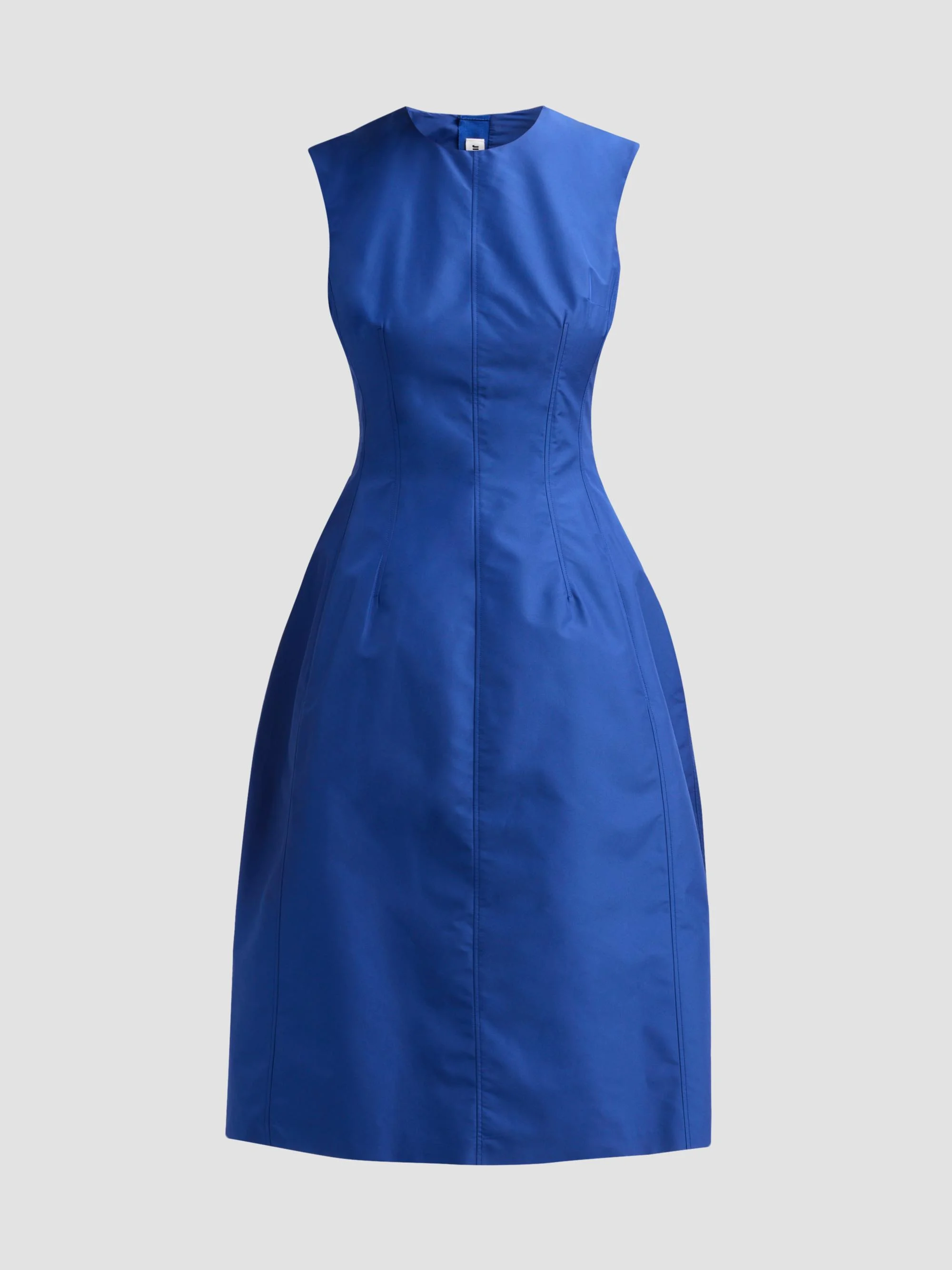Women's Faille Seamed A-Line Dress - Bluebell - 1
