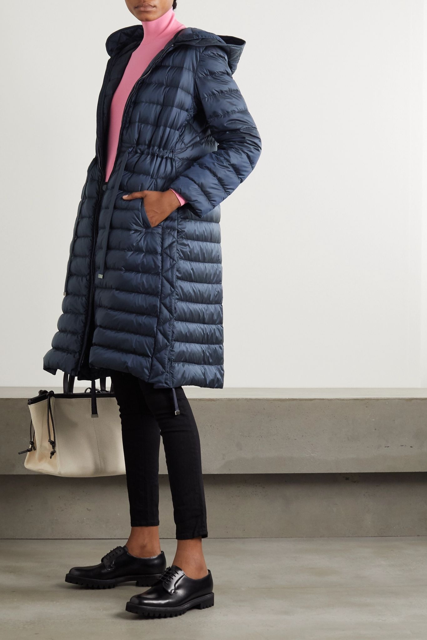 The Cube hooded quilted shell down jacket - 2