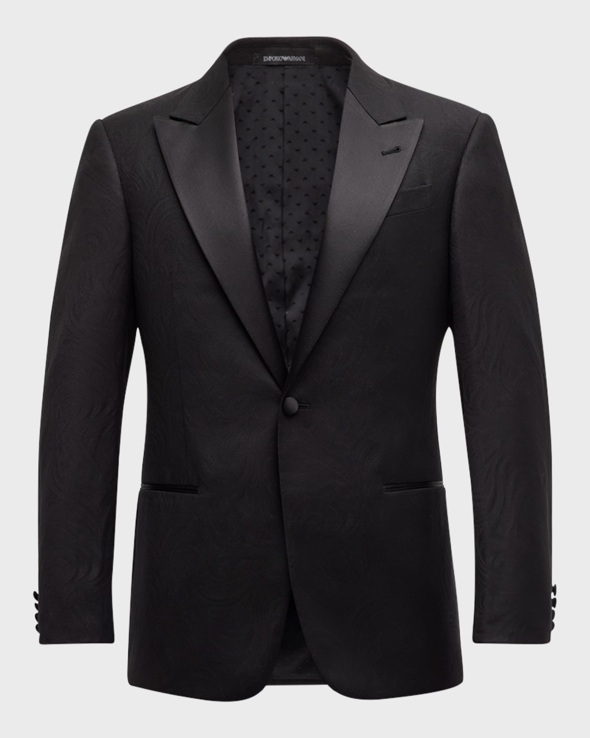 Men's Tonal Swirl Jacquard Dinner Jacket - 1