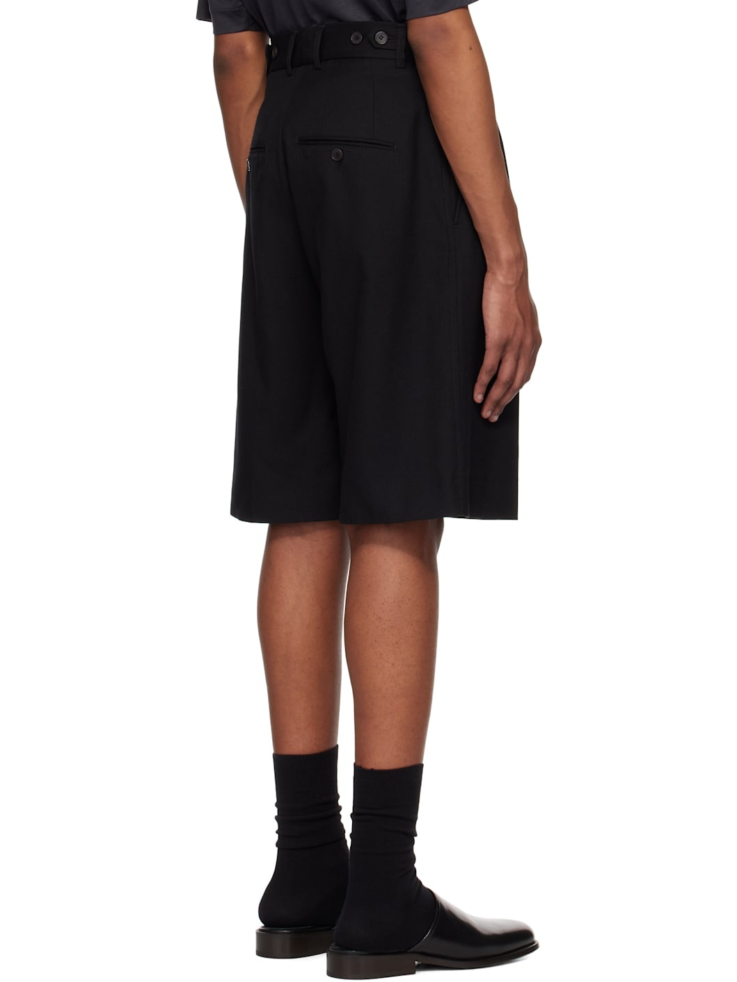 Black Uniform Shorts - 3