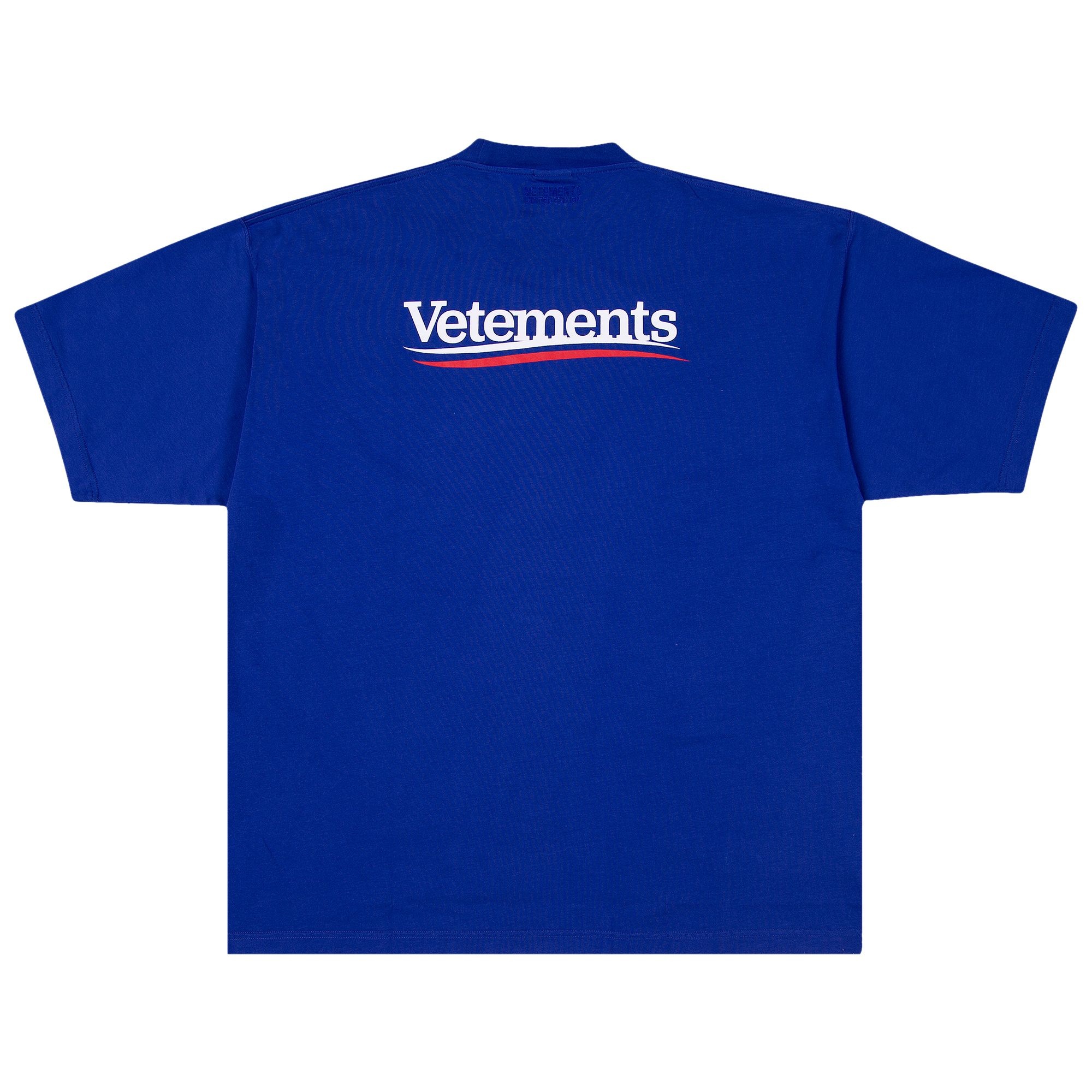 Vetements Campaign Logo T-Shirt 'Royal Blue' - 2