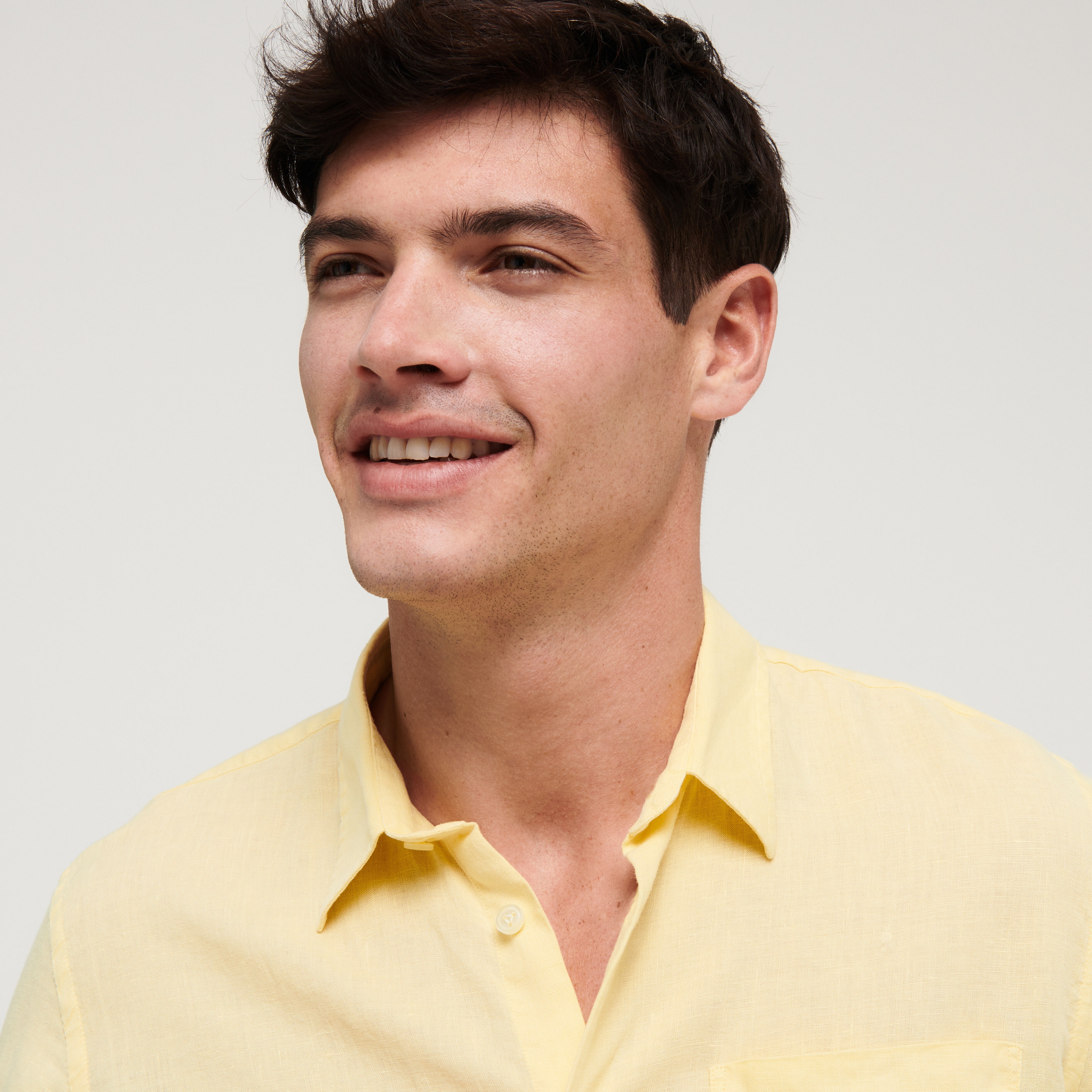 Men Linen Shirt Solid - 7