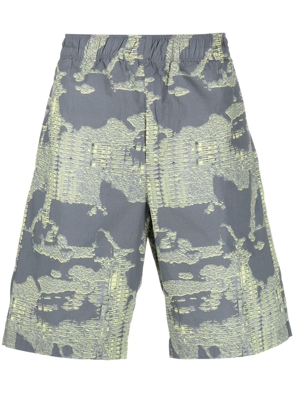 all-over graphic-print shorts - 1