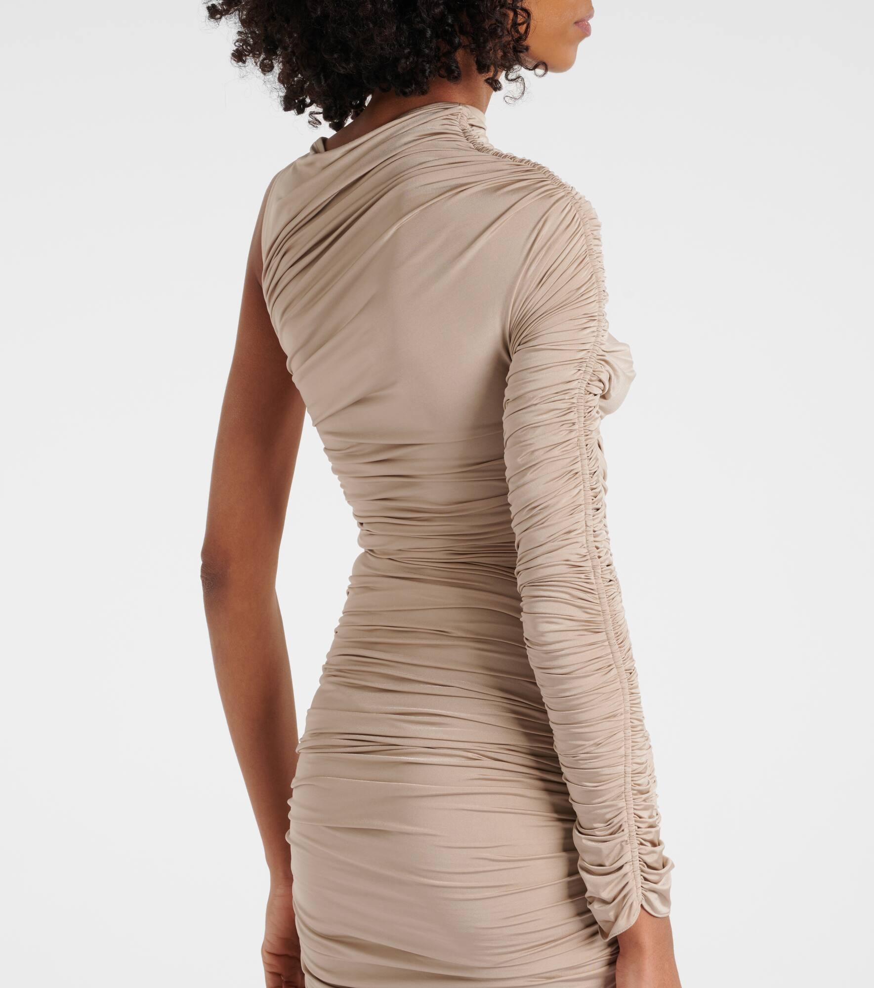 Asymmetrical ruched maxi dress - 6