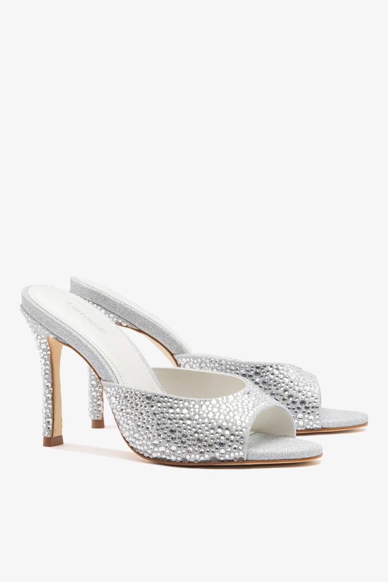 Jasmine Hi Mule Crystal Silver 3