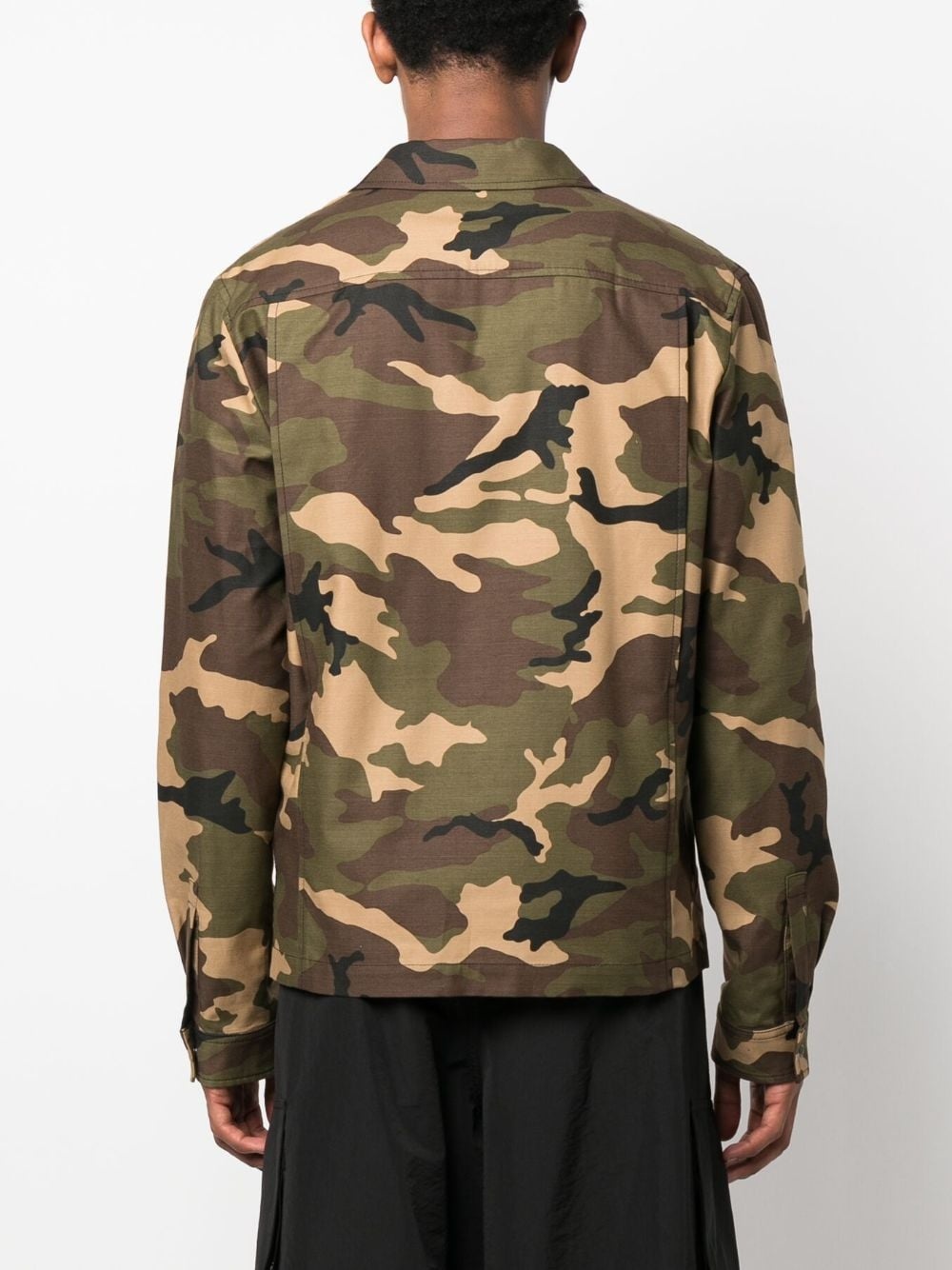 camouflage-print cotton jacket - 4