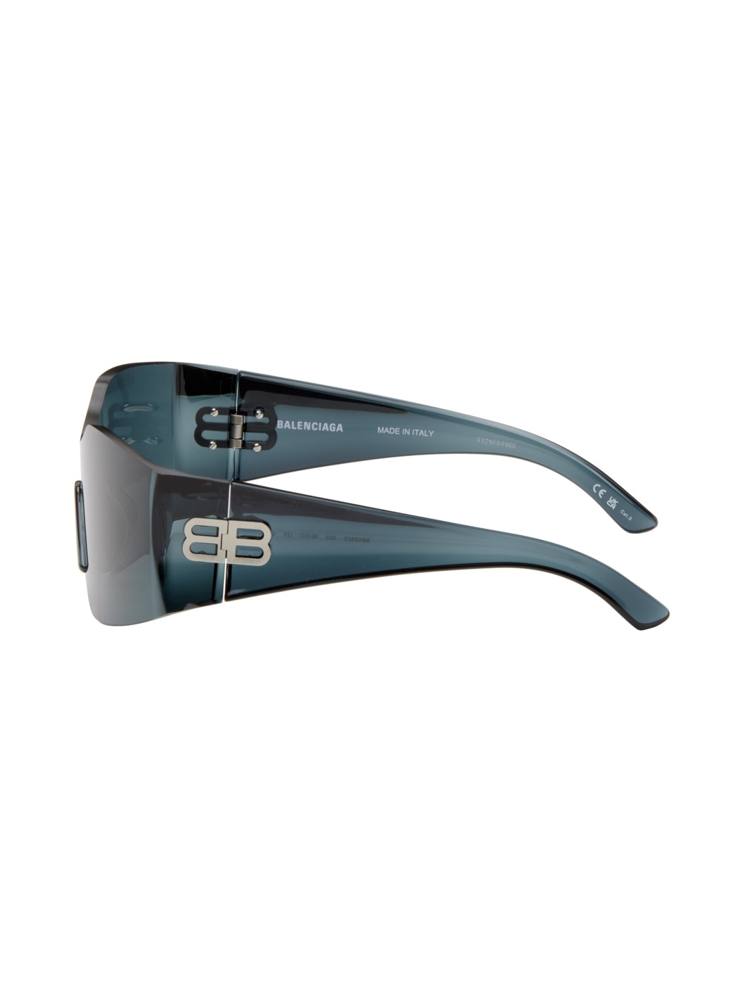 Blue Hourglass Mask Sunglasses - 3