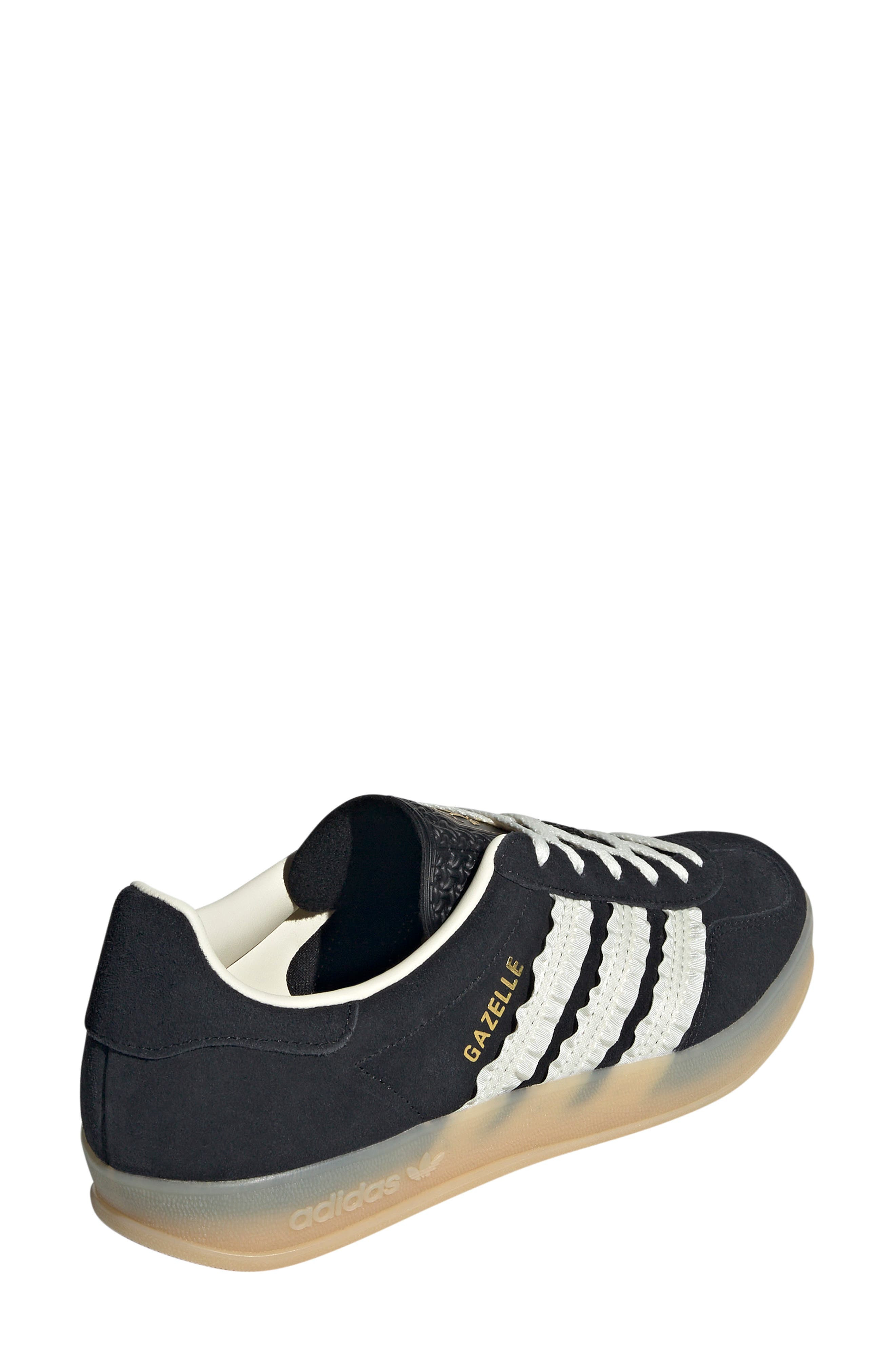adidas Gazelle Indoor Sneaker in Black/Cream White/Gum at Nordstrom - 2