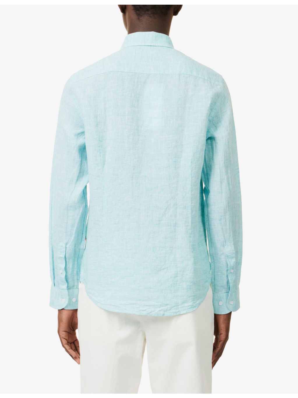 Giles Long-Sleeve Linen Shirt - 4