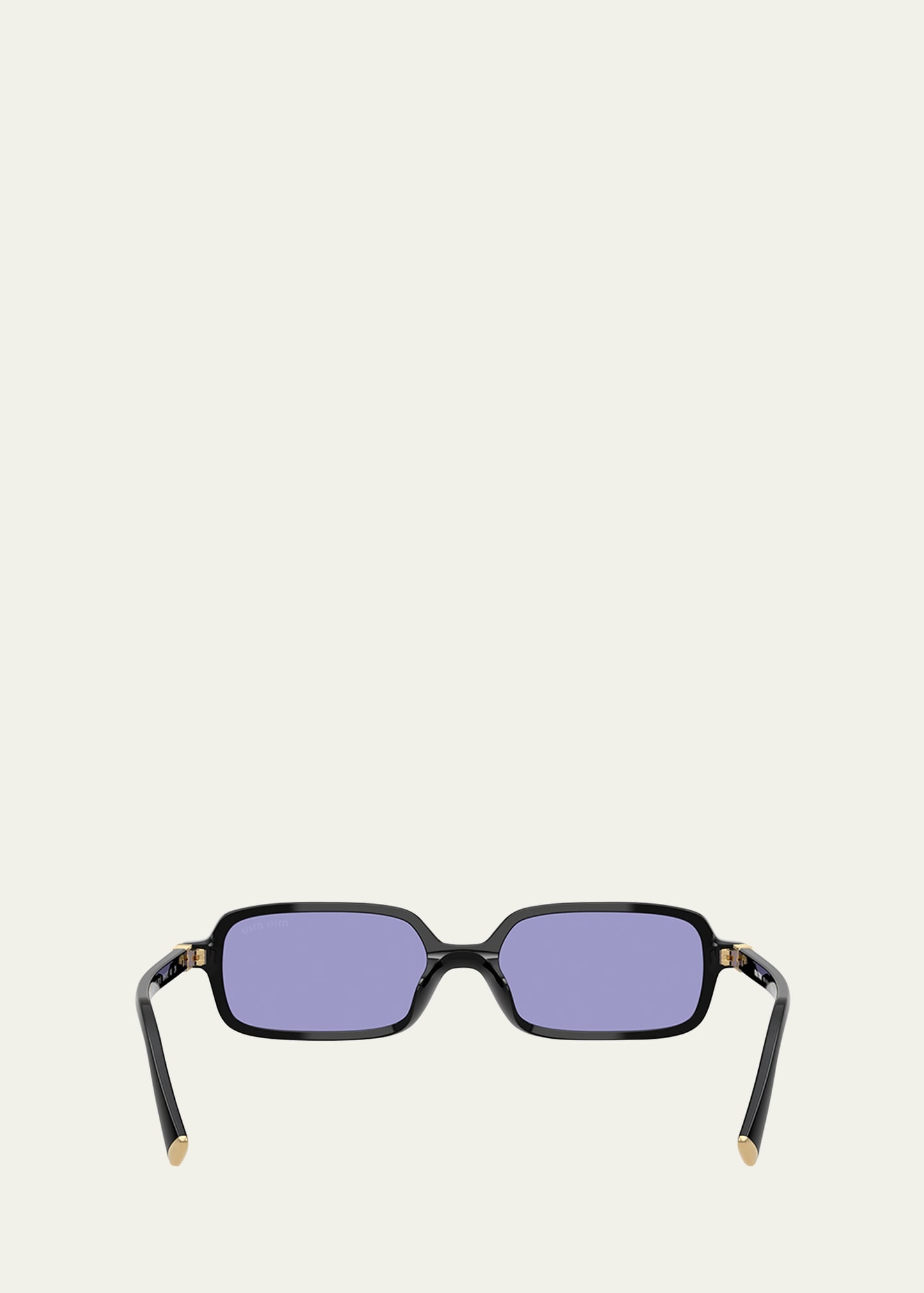 MU 11ZSF Acetate Rectangular Sunglasses - 4