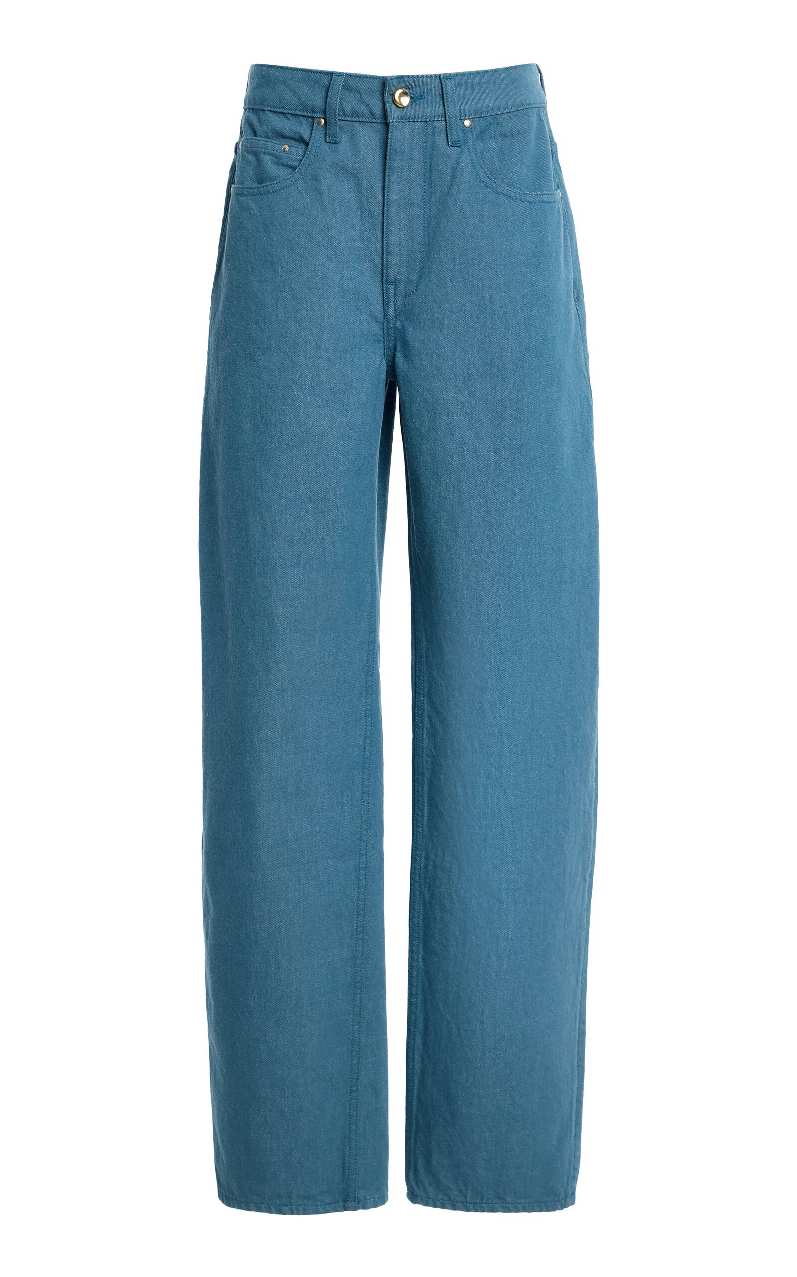 Rider Rigid Mid-Rise Wide-Leg Jeans - 1