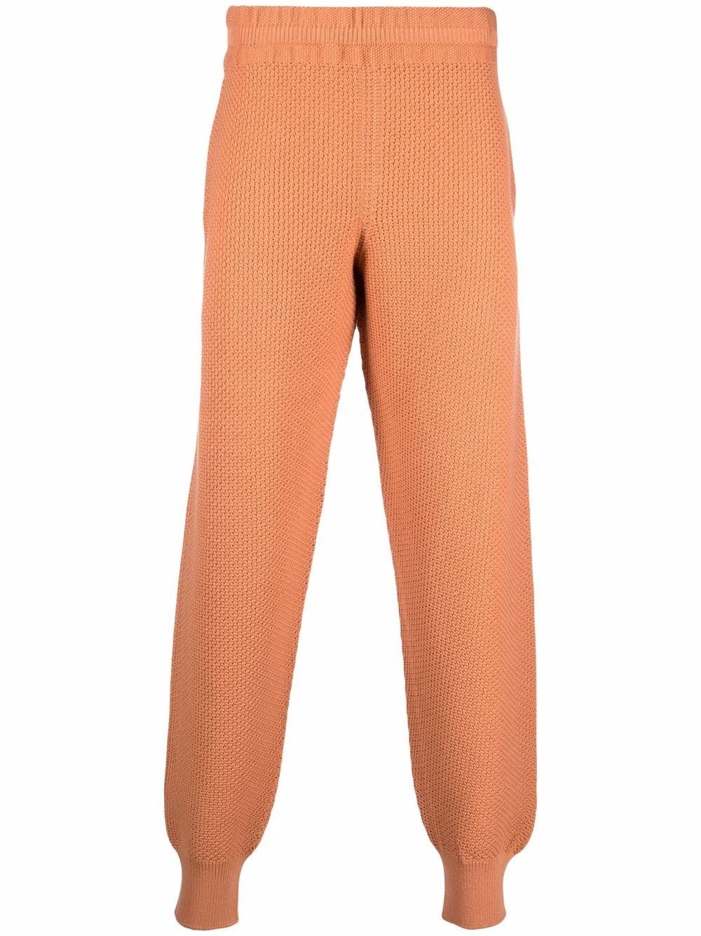 elasticated-ankle plissé trousers - 1